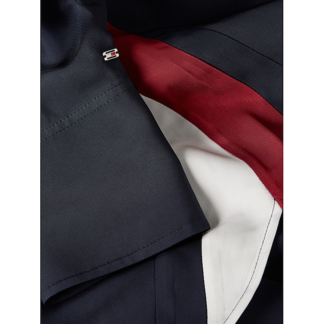 Tommy Hilfiger Hemdblusenkleid »PIECED GLB STP SHORT SHIRT DRESS«, mit abgerundetem  Saum in den typischen Tommy Hilfiger Farben online bei OTTO