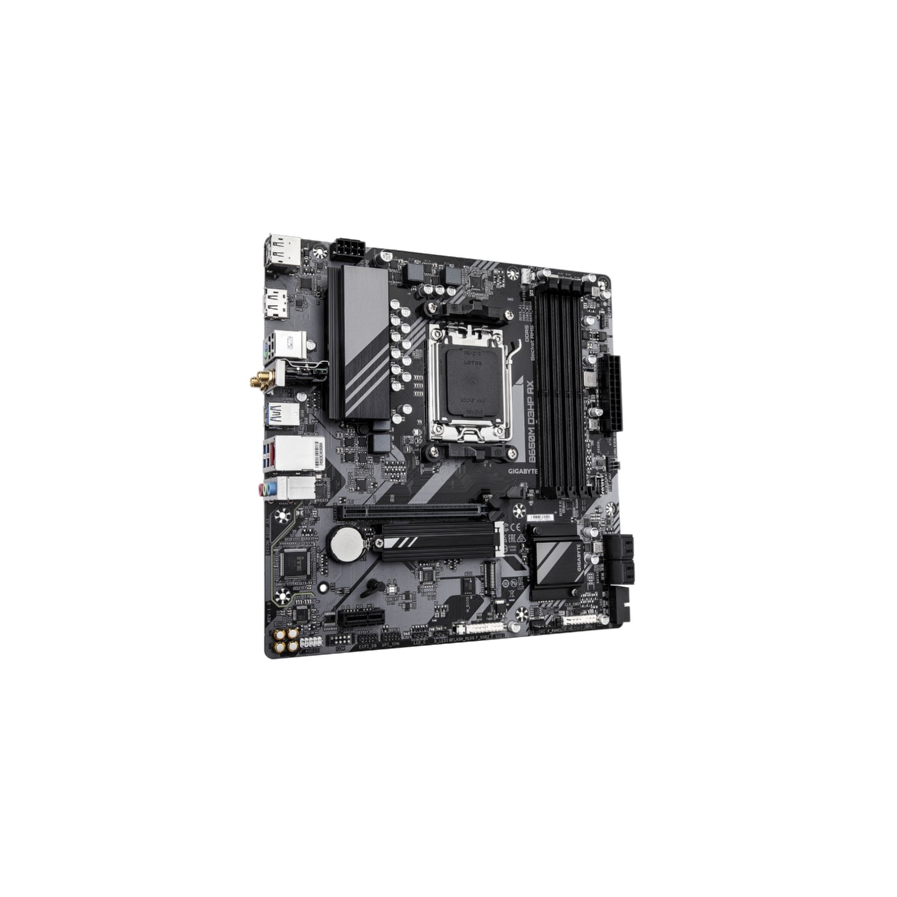 Gigabyte Mainboard »B650M D3HP AX Mainboard - AMD Ryzen 9000er-Serie, 5+2+2 Phasen VRM, bi«