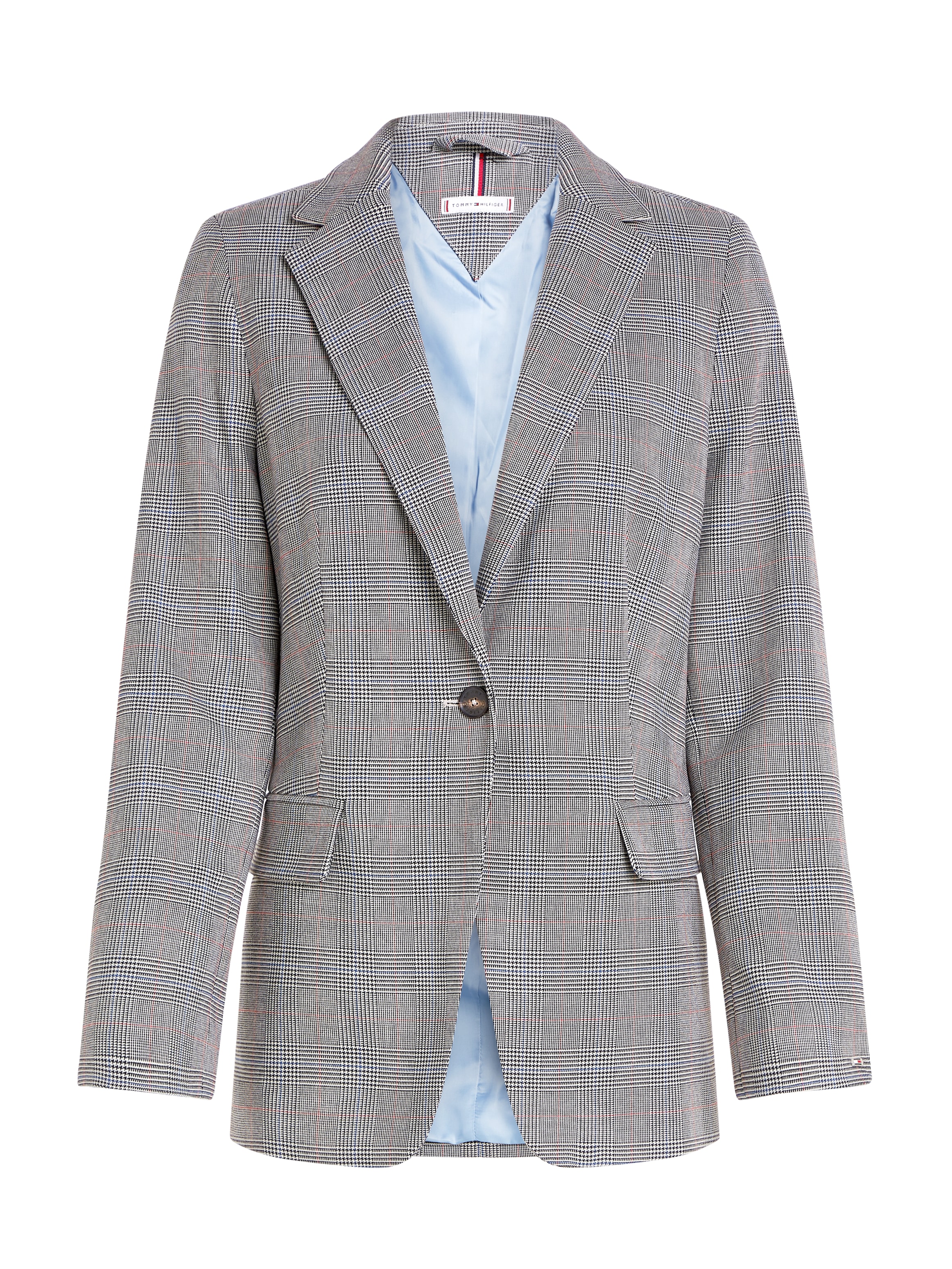 Tommy Hilfiger Curve Kurzblazer »CRV POW CHECK REGULAR BLAZER«, Große Größen