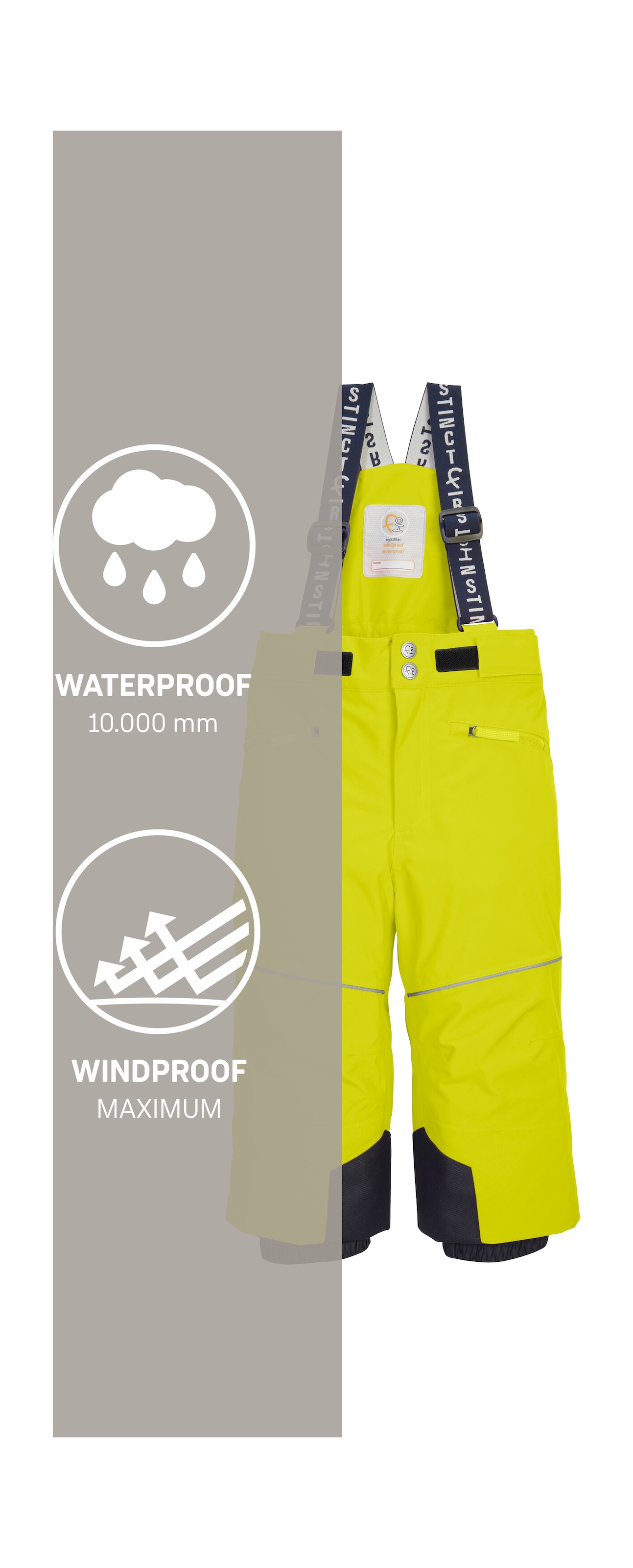 first instinct by killtec Skihose »FISW 48 MNS SKI PNTS«, Wasser- und winddichte Schneehose mit Grow-Up-Funktion und PFAs-frei