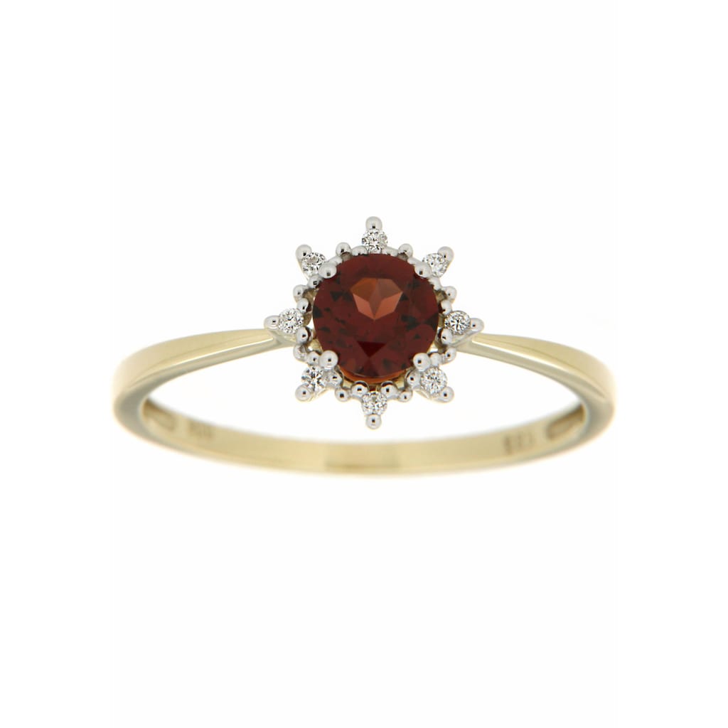 Firetti Diamantring »Schmuck Geschenk Gold 333 Damenring Goldring Farbstein Edelstein«