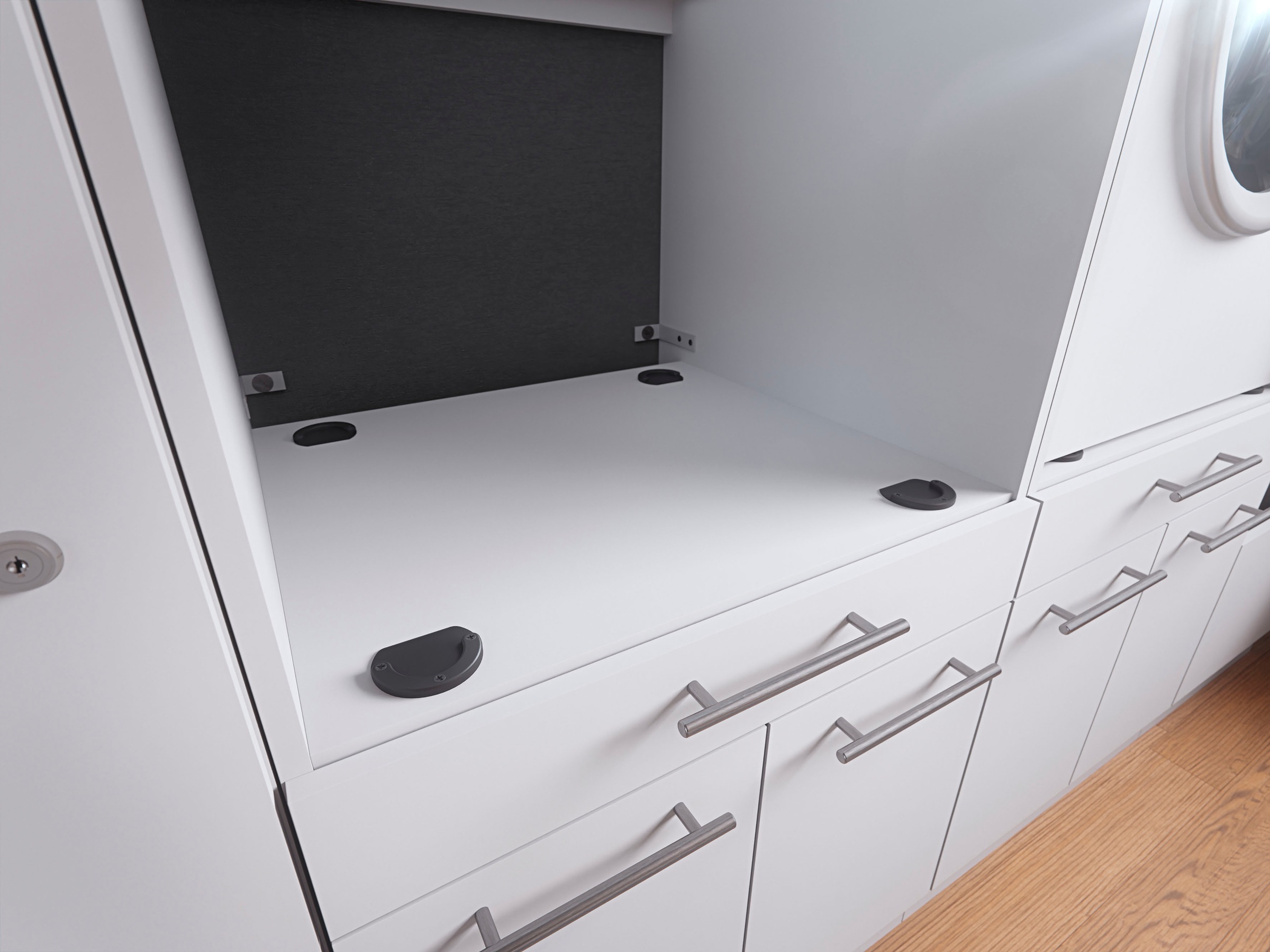 Laundreezy Mehrzweckschrank-Set »Laundreezy, 4-tlg. Mehrzweckschrank-Set B/H/T 118/162/68 cm« 2 Stk. tlg.