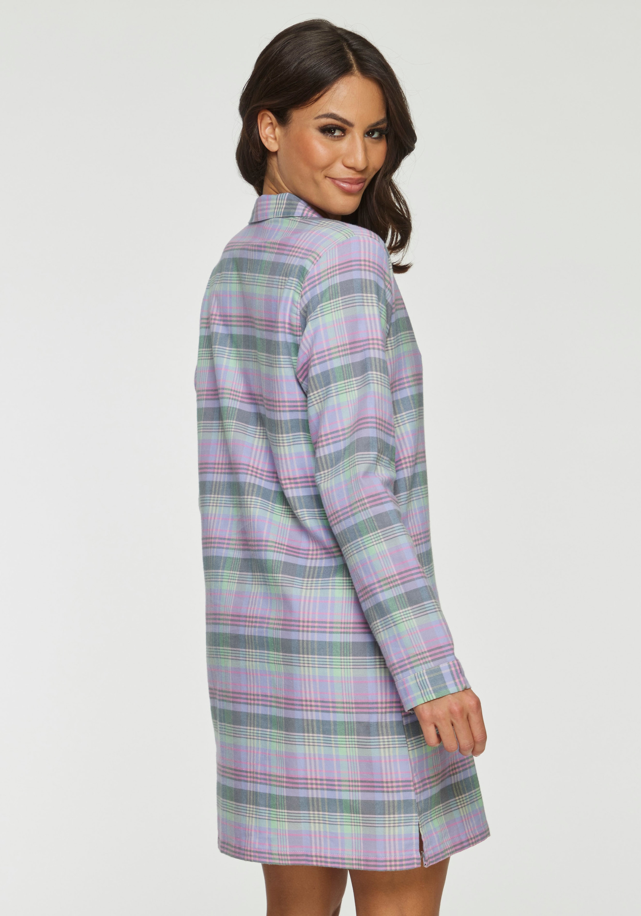 Vivance Dreams Nachthemd, aus kuschelig weichem Flanell