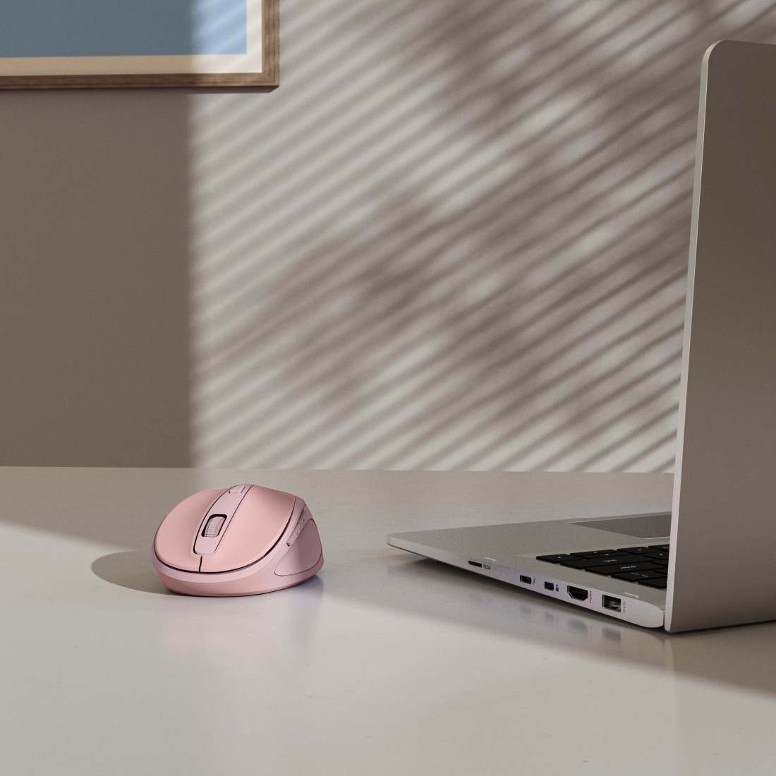 Hama Maus »Funkmaus WM-400 ergonomisch optisch 6 Tasten leise« Funk Ergonomisch, flüsterleise, 6 Tasten, DPI-Schalter, USB-Empfänger