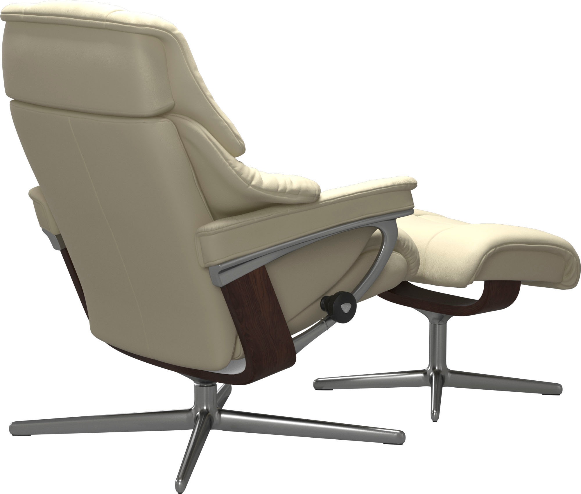 Stressless® Relaxsessel »Reno«, mit Cross Base, Größe S, M & L, Holzakzent Braun
