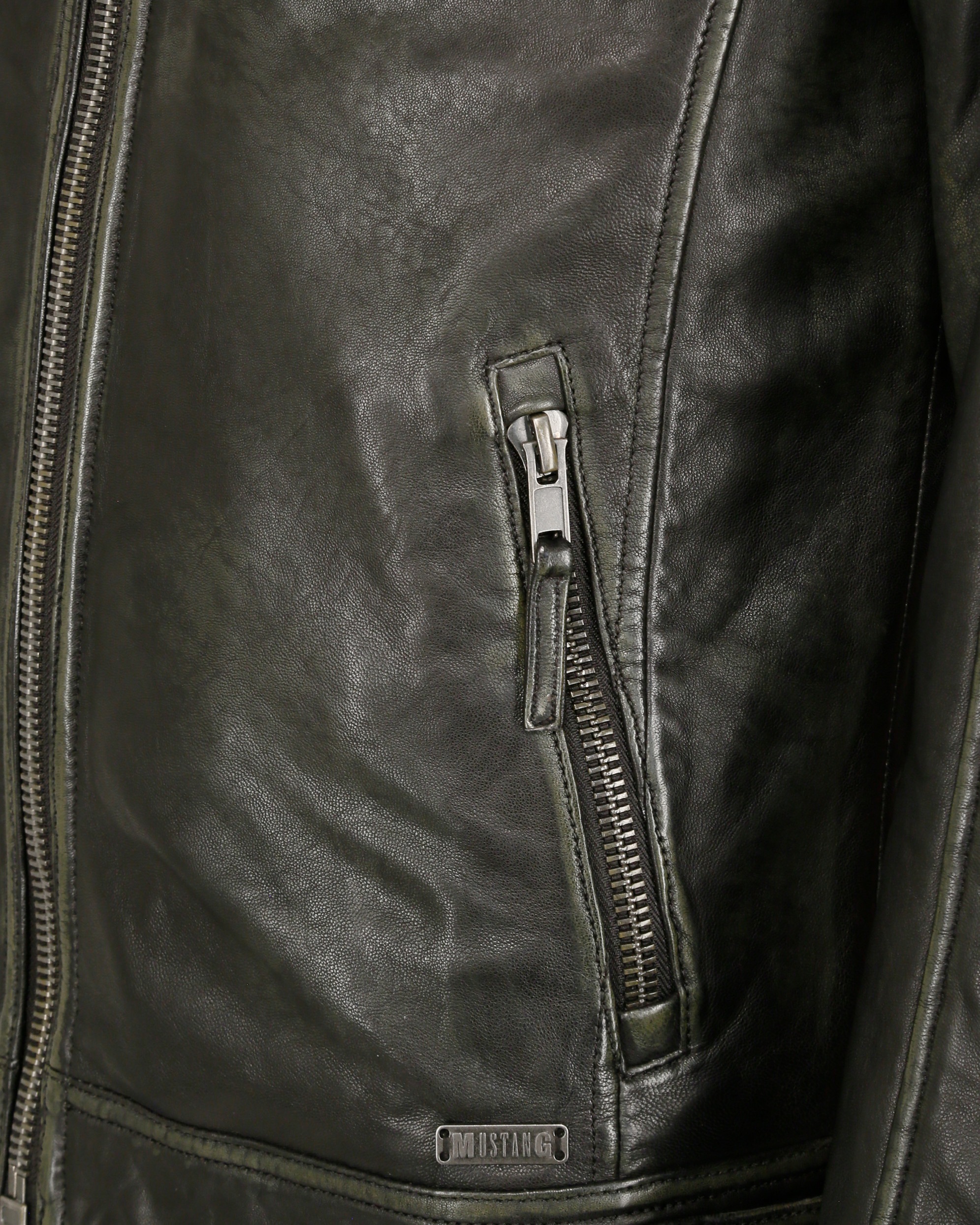 MUSTANG Bikerjacke »Lederjacke 31020234«