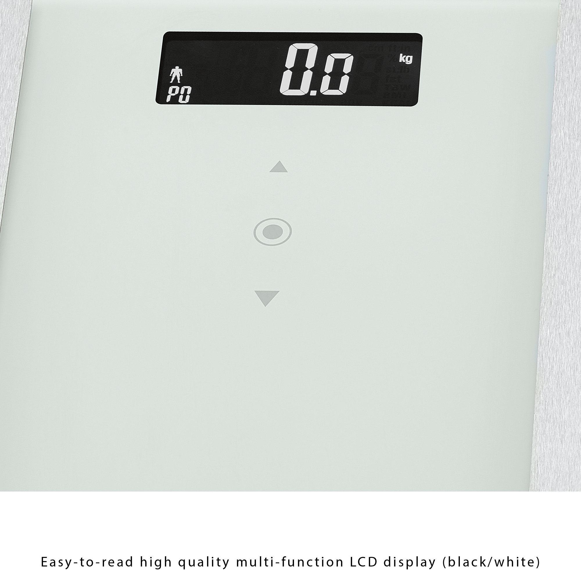 ProfiCare Körper-Analyse-Waage »PC-PW 3007 FA«, 8 in 1 Glas-Analyse-Waage in 2 Farben