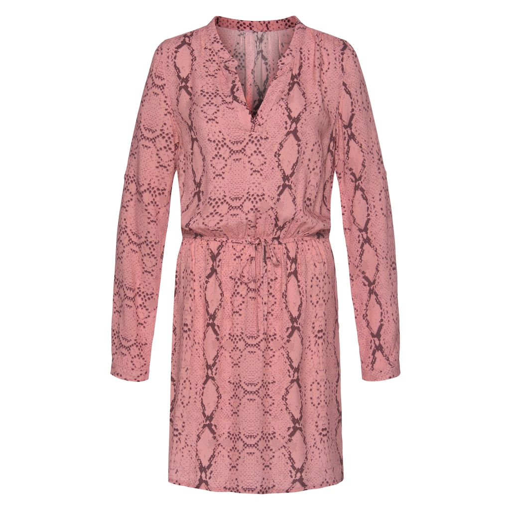 Buffalo Blusenkleid, mit Schlangenprint