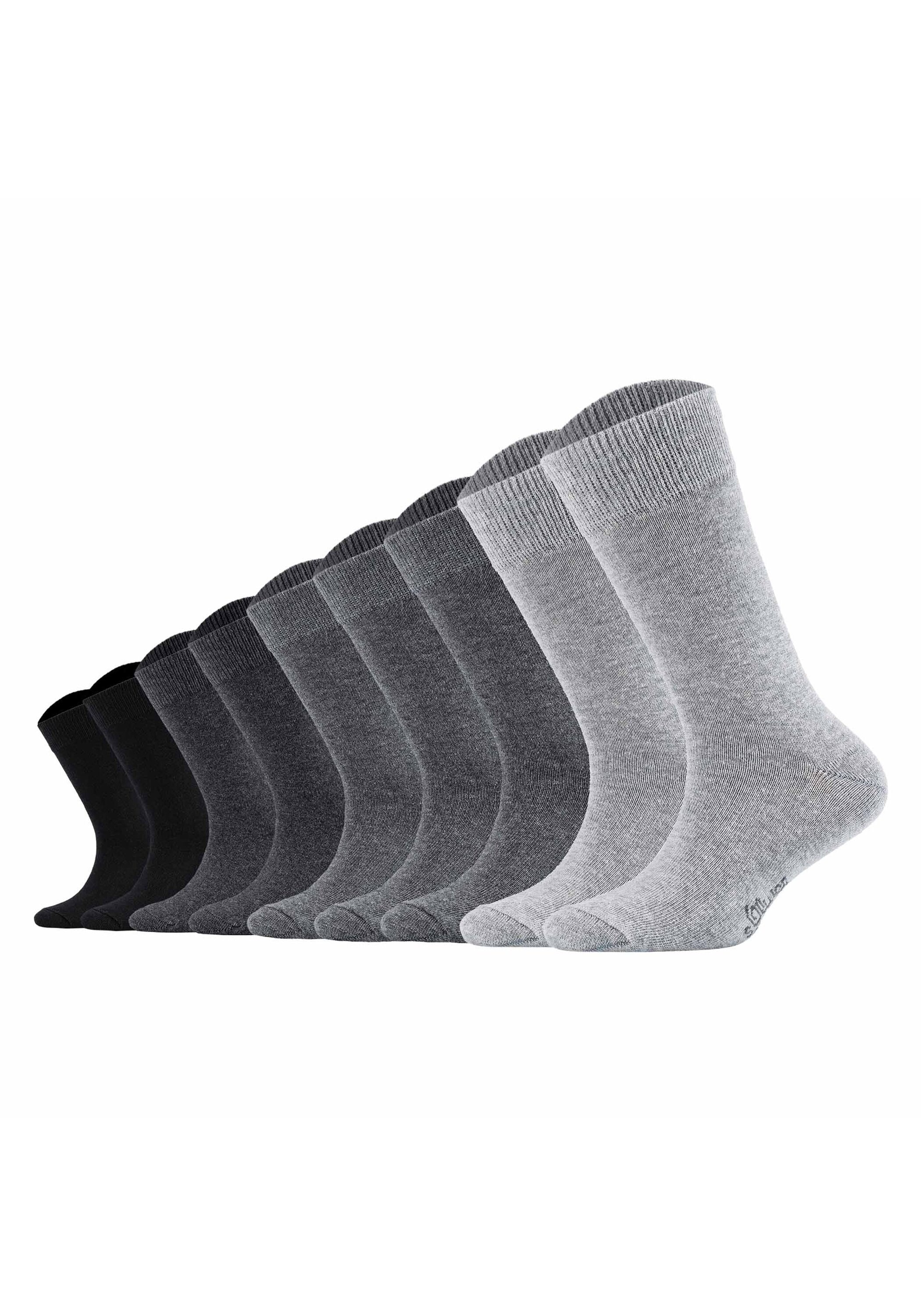 s.Oliver Kurzsocken »Socken 9er Pack« 9 Paar tlg.