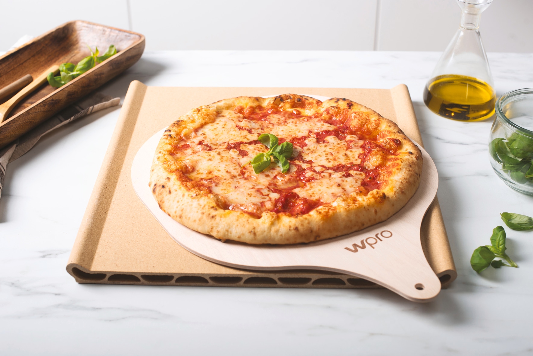 BAUKNECHT Backofen »BBI7 310C PIZZA« mit 1-fach-Teleskopauszug mit Pyrolyse-Selbstreinigung Restaurant-Pizza daheim: 310°C Pizza-Funktion inkl. Pizzastein