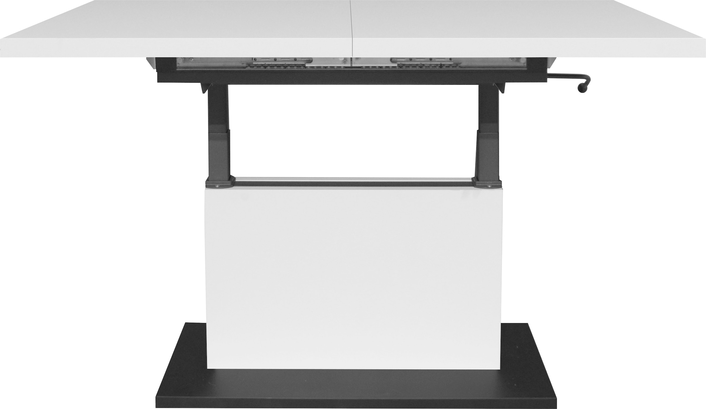 Mäusbacher Couchtisch »Lift Couchtisch«, höhenverstellbar 56-75cm, Breite Tischplatte 120-160cm, Metallgestell