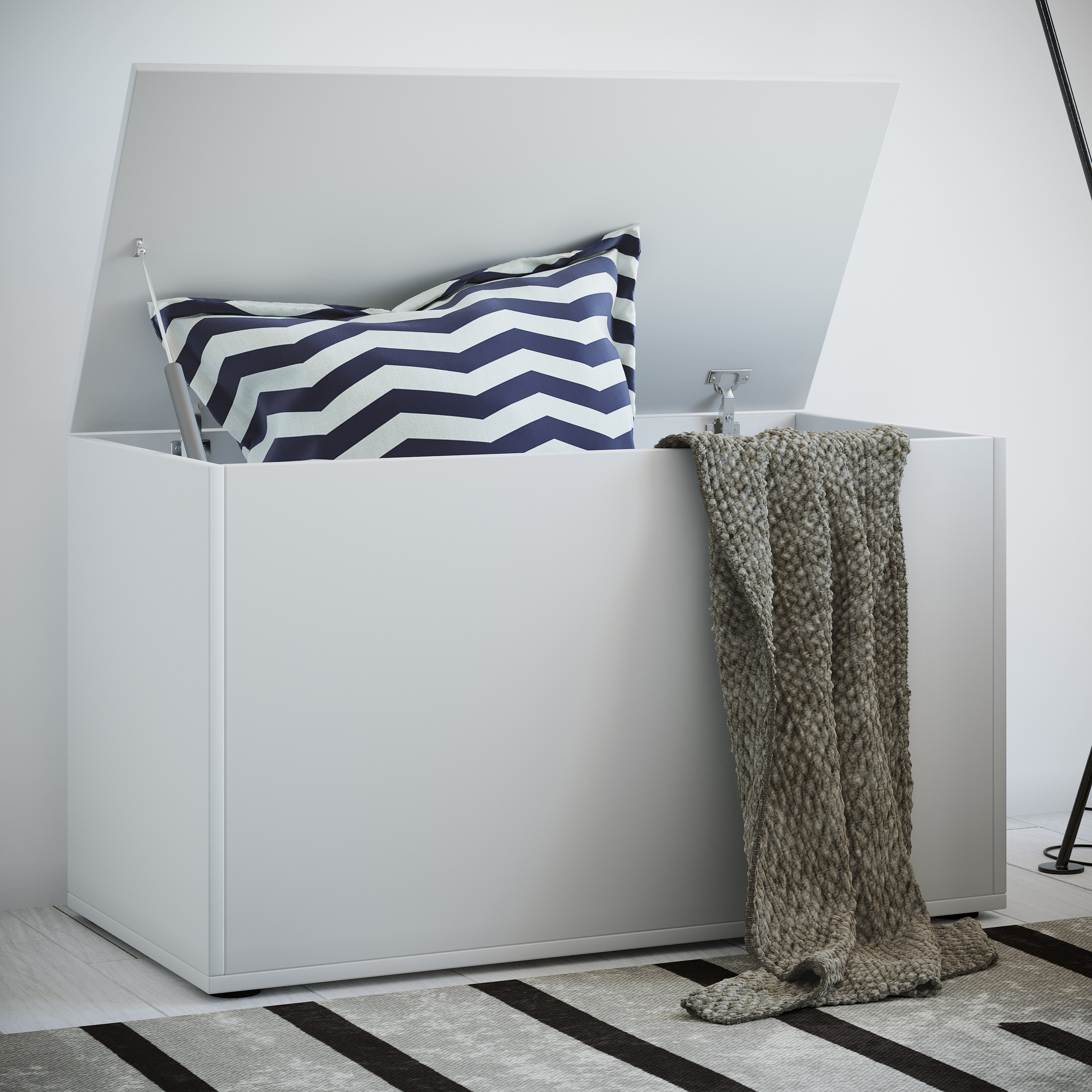 VCM Sitztruhe »Holz Sitztruhe Sitzbank Truhe Box Kiste Bendola«