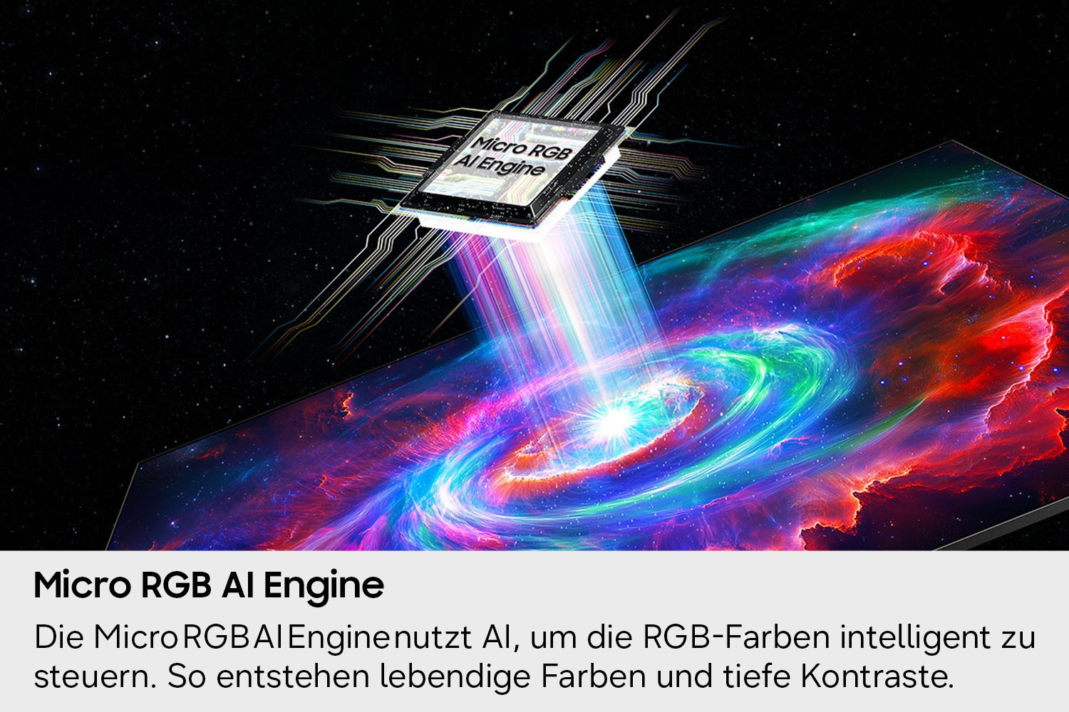 Samsung LCD-LED Fernseher »GMR75R85HAU« 189 cm/75 ″ Smart-TV Micro RGB, 100% BT.2020 Farbraum, Motion Xcelerator 144Hz, Dolby Atmos