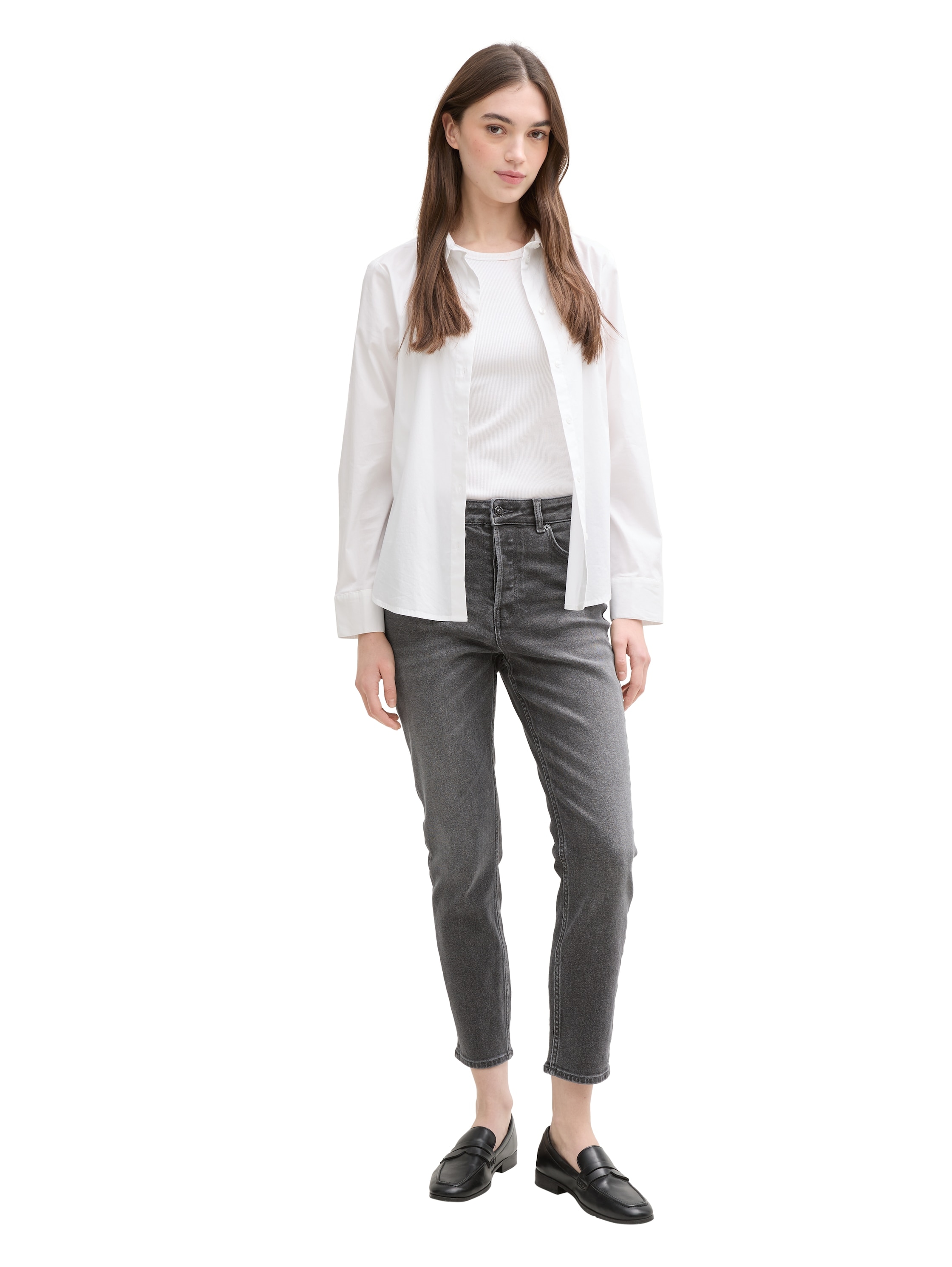 TOM TAILOR Denim 7/8-Jeans, im Used-Look