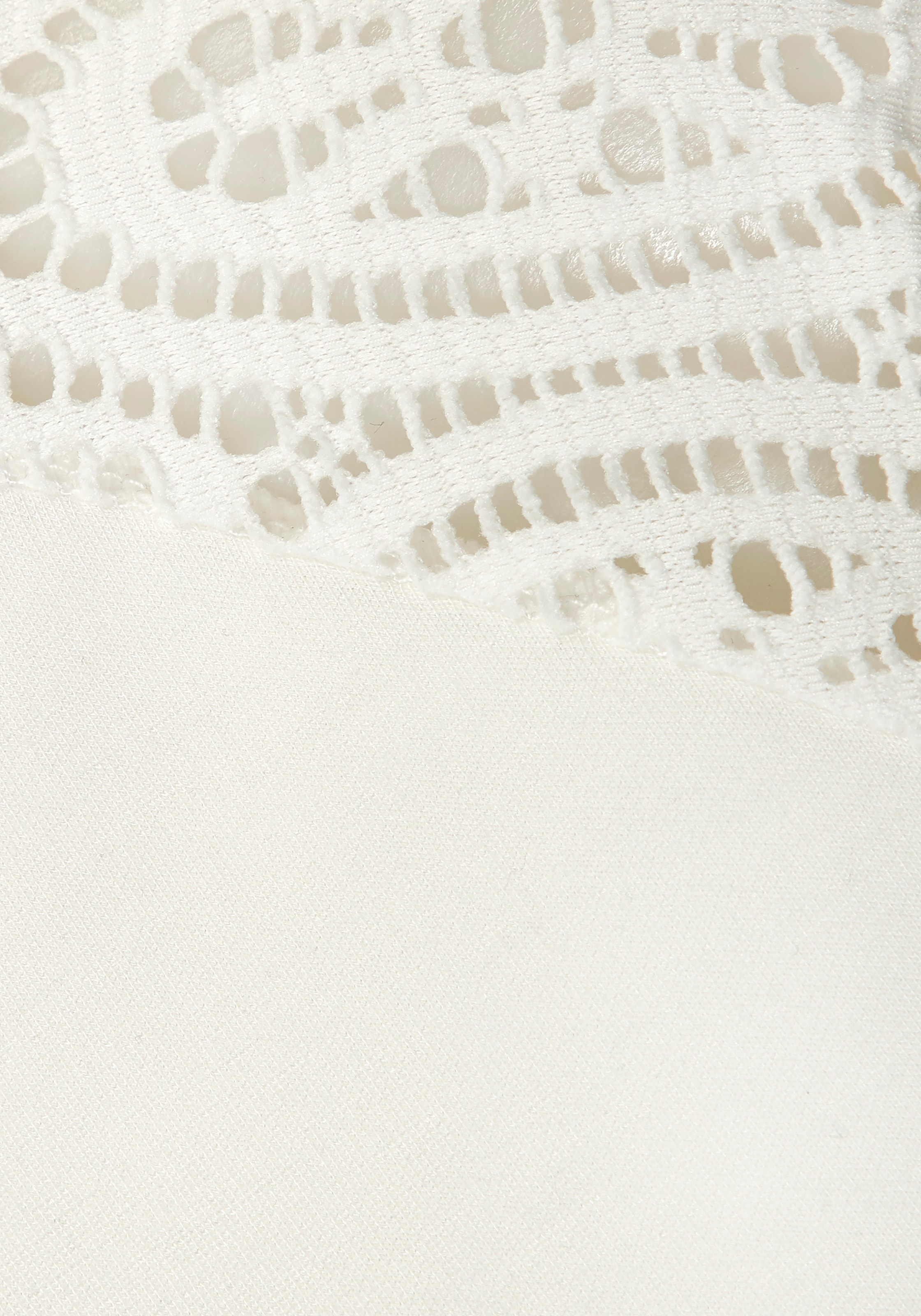 LASCANA Kapuzensweatshirt , mit Ärmeln aus elastischer Spitze
