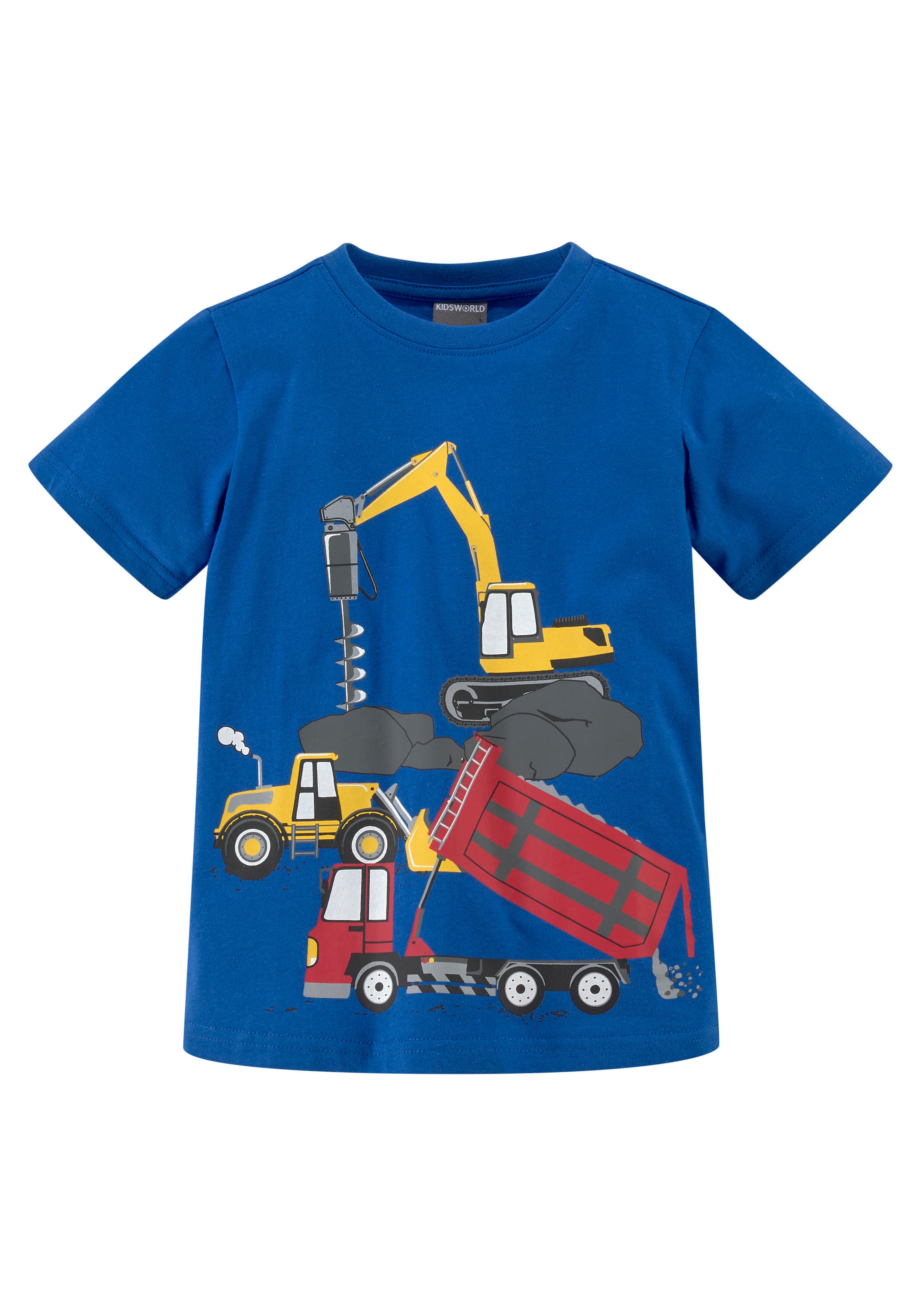 KIDSWORLD T-Shirt Spruch bei »BAUMASCHINEN«, OTTO online