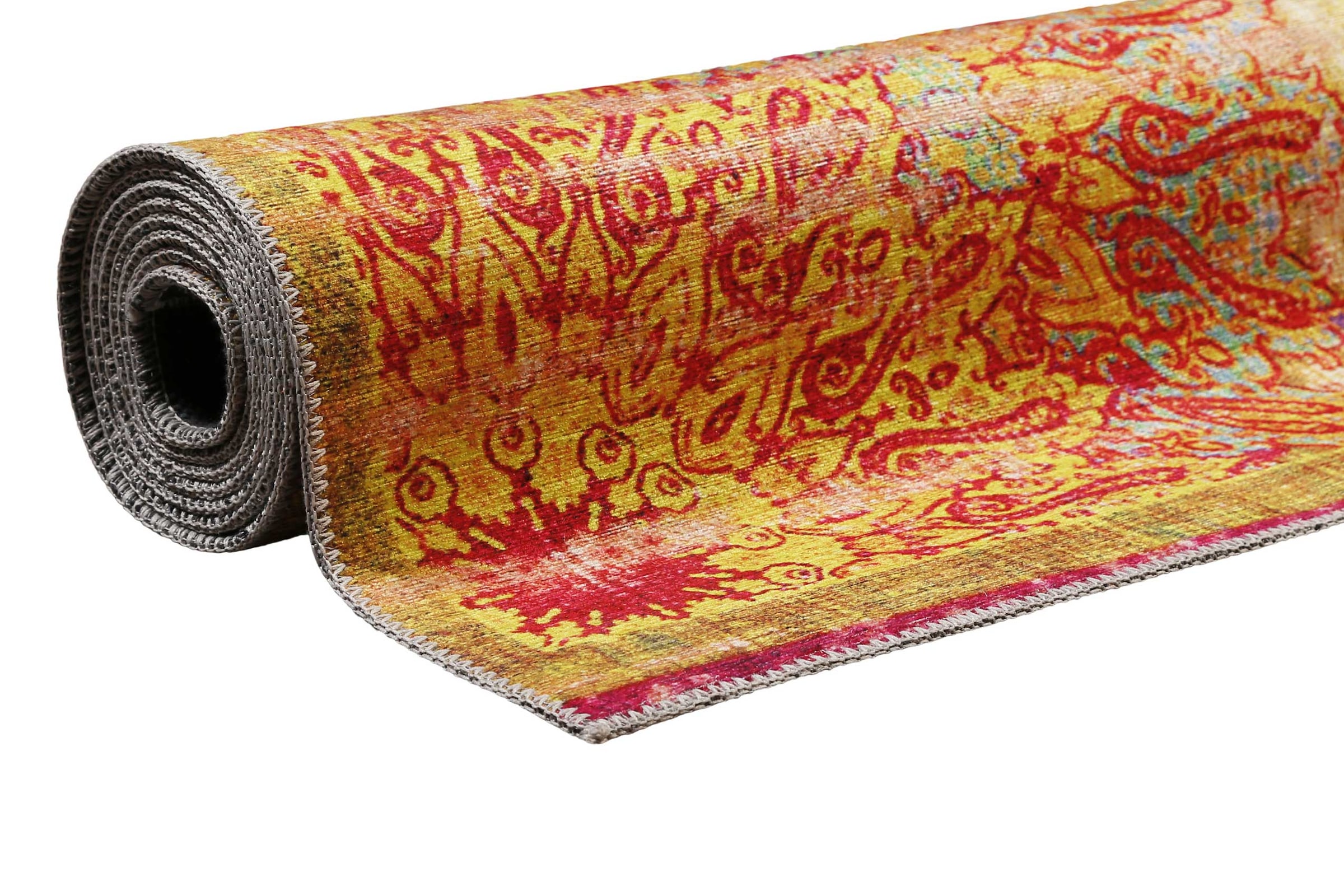 Wecon home Teppich »Rooftop« rechteckig 6 mm Höhe Vintage, Baumwolle, Kurzflor, Wohnzimmer, Schlafzimmer, Orient
