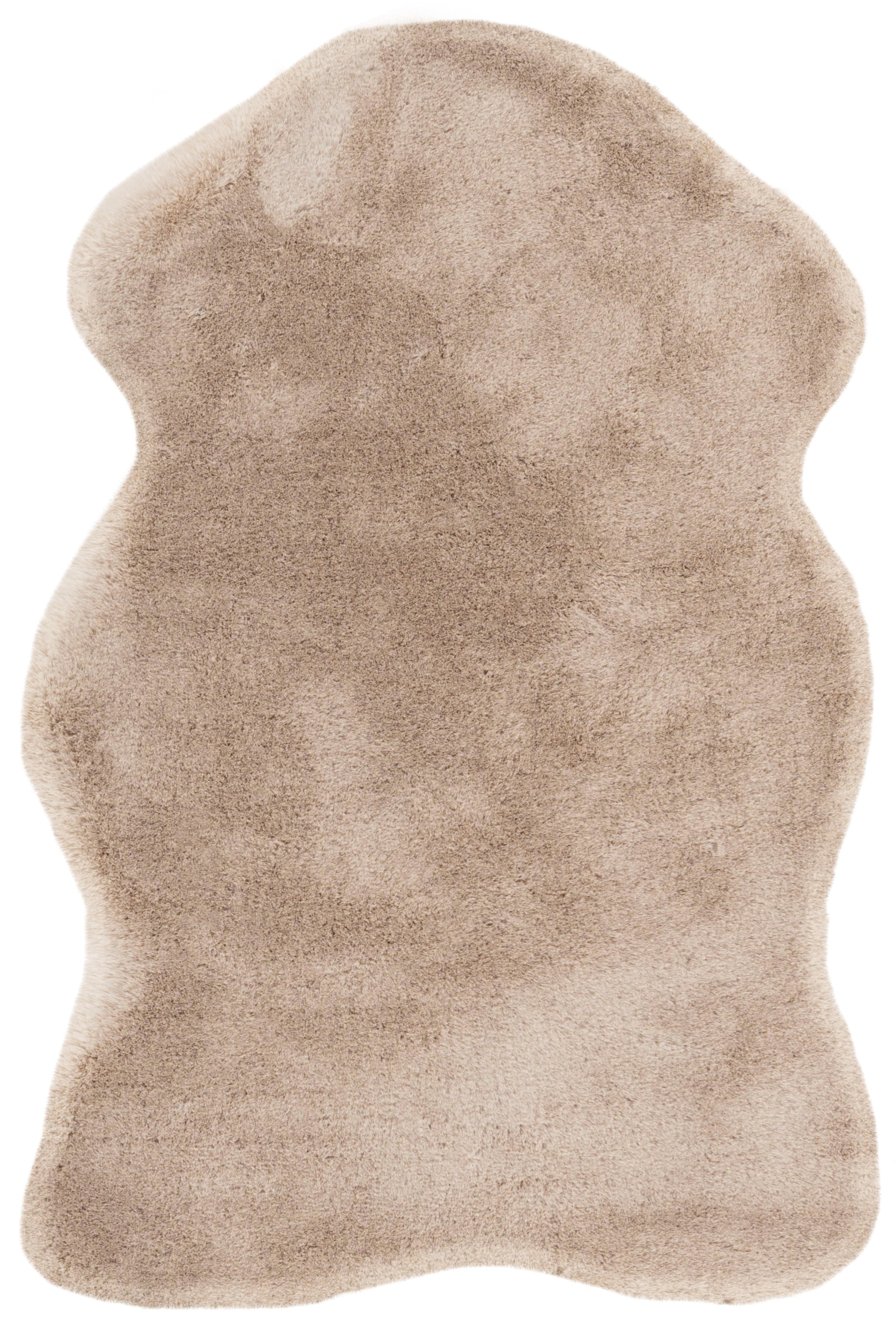 Arte Espina Fellteppich »Rabbit 200«, fellförmig, 35 mm Höhe, Kunstfell, Kannichenfell Haptik, weich, Wohnzimmer alle Räume,Hochflor