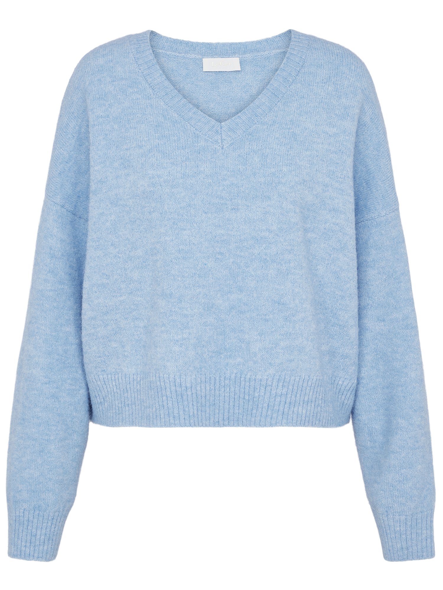 LeGer Strickpullover »Halina, LeGer by Lena Gercke«, Loose fit mit Rundhalsausschnitt