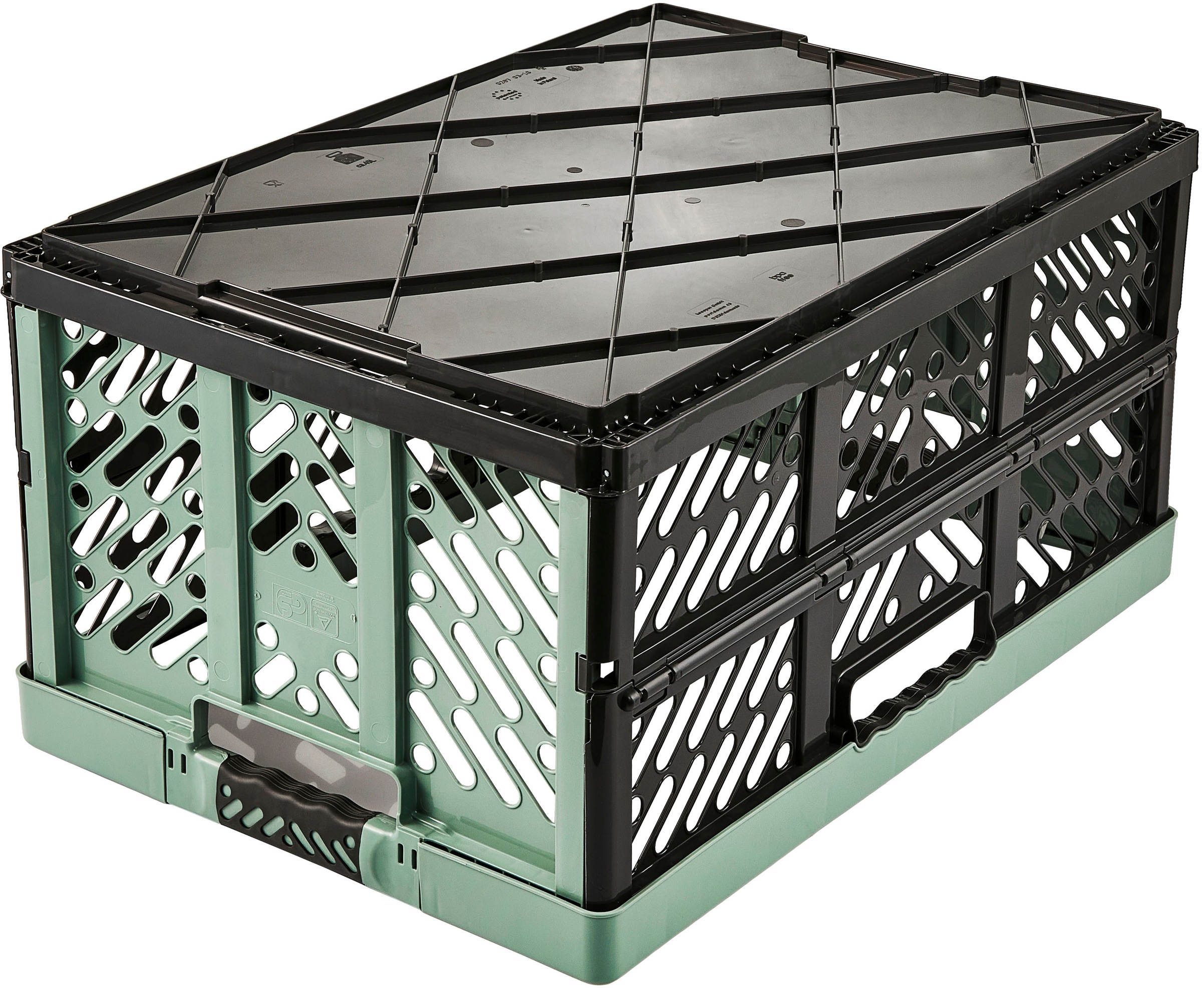 keeeper Klappbox »ben, Profi-Klappbox mit Soft-Touch-Griffen, 54 x 37 x 28 cm«, (1 tlg.), Soft-Touch-Griffe, zusammenklappbar