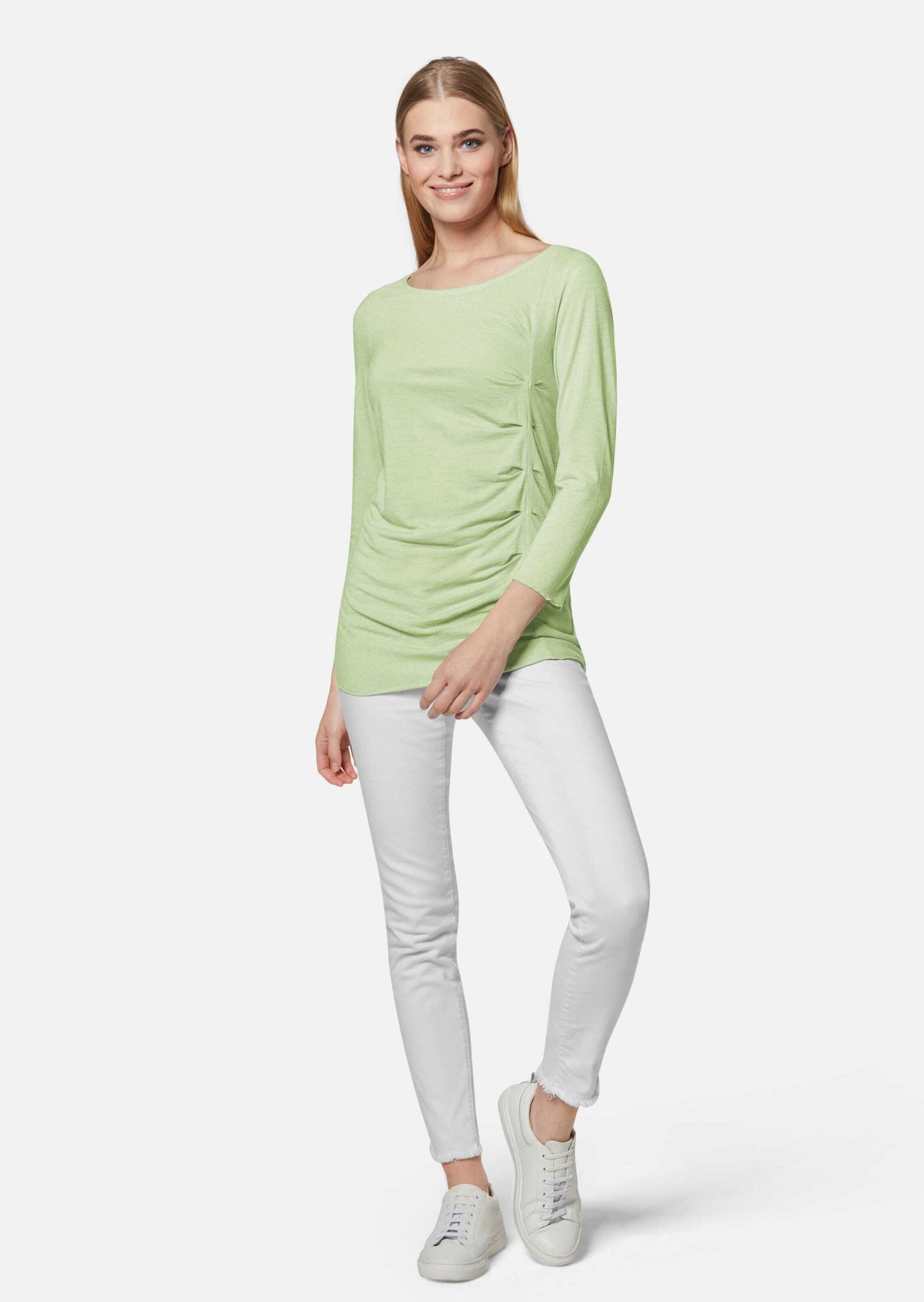 MADELEINE 3/4-Arm-Shirt »Shirt Shirt mit 3/4-Ärmeln und U-Boot-Ausschnitt«