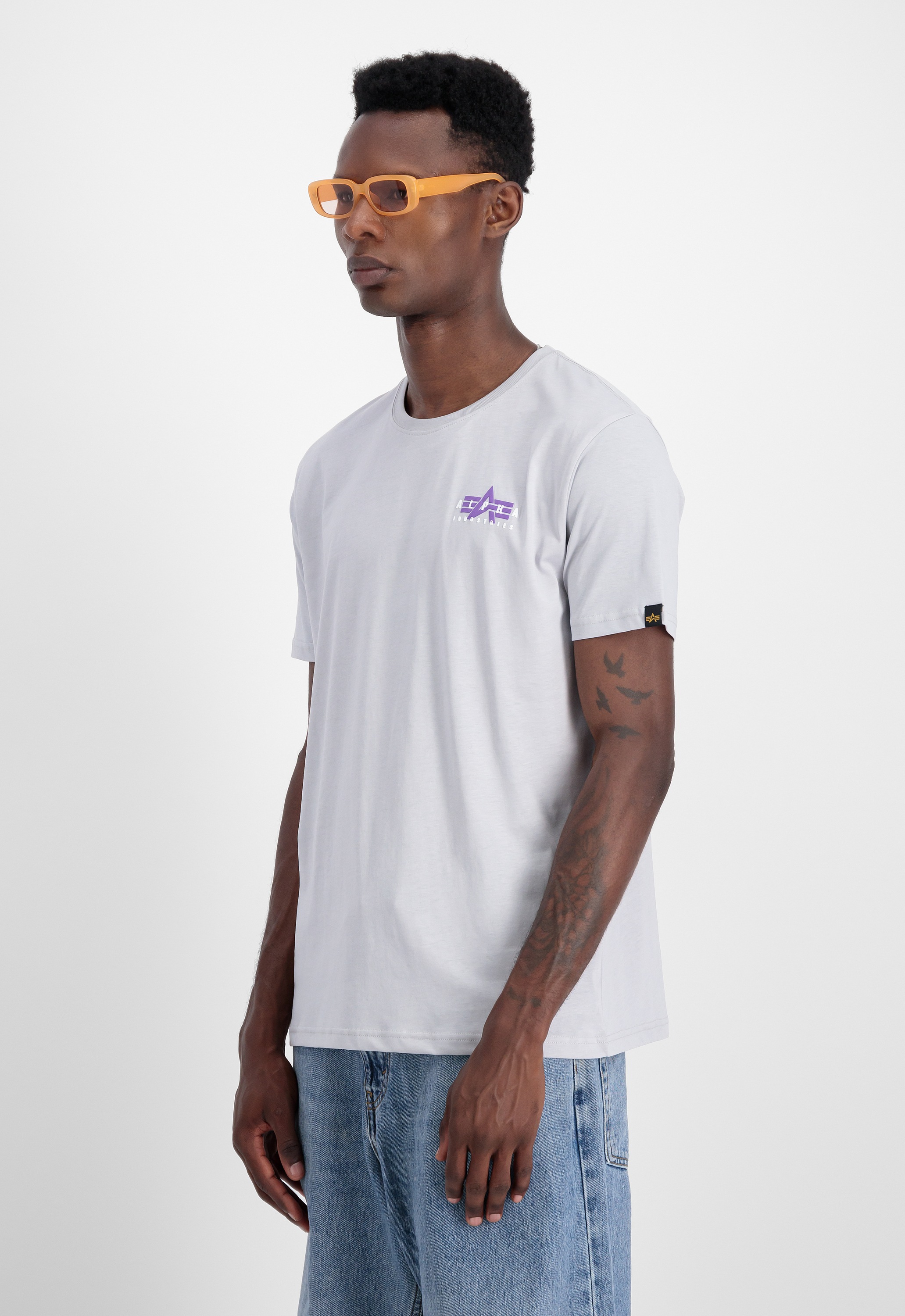 Alpha Industries T-Shirt »Puff Print Logo Backprint T-Shirt T-Shirt«