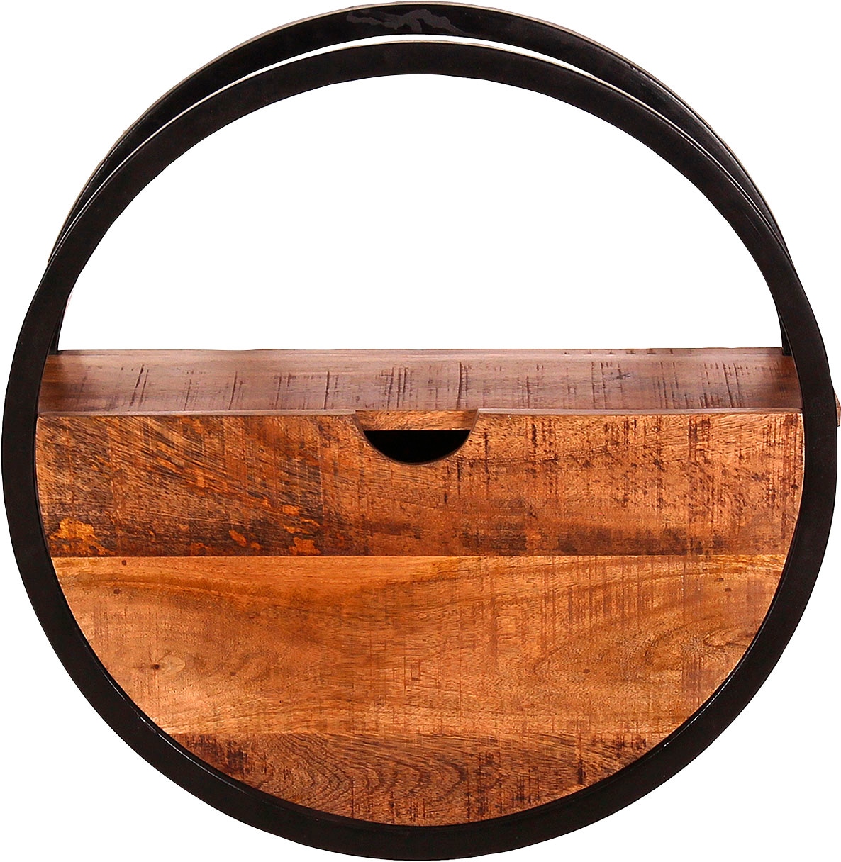 SIT Wandregal Mit Schublade aus Mangoholz