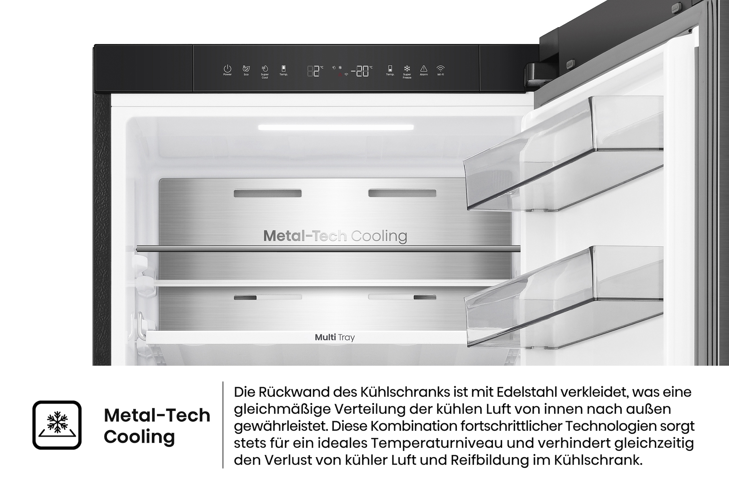 Hisense Kühl-/Gefrierkombination »RB3K330SAFC« 185,6 cm hoch 59,5 cm breit Total NoFrost