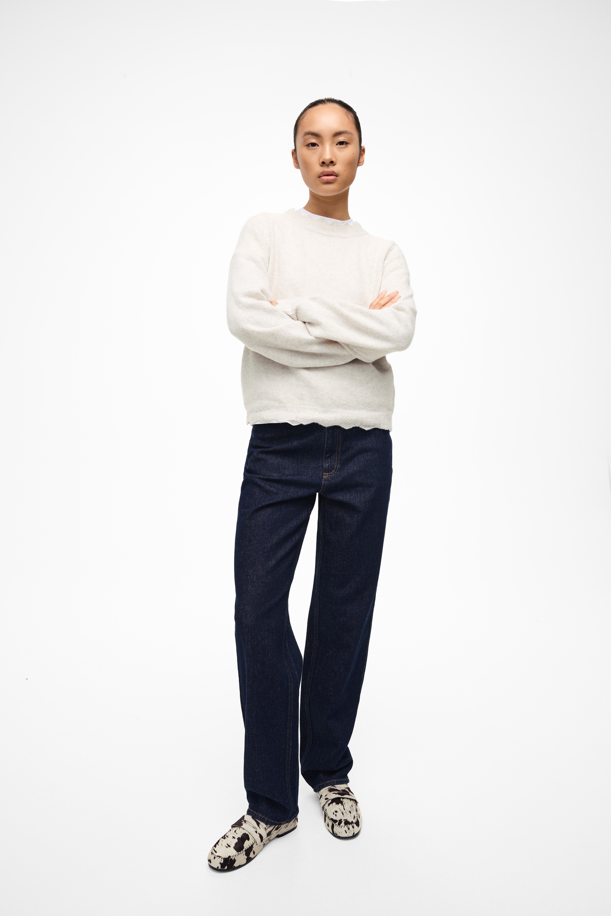Vila Strickpullover »VINIKOLINA O-NECK L/S KNIT TOP - NOOS«