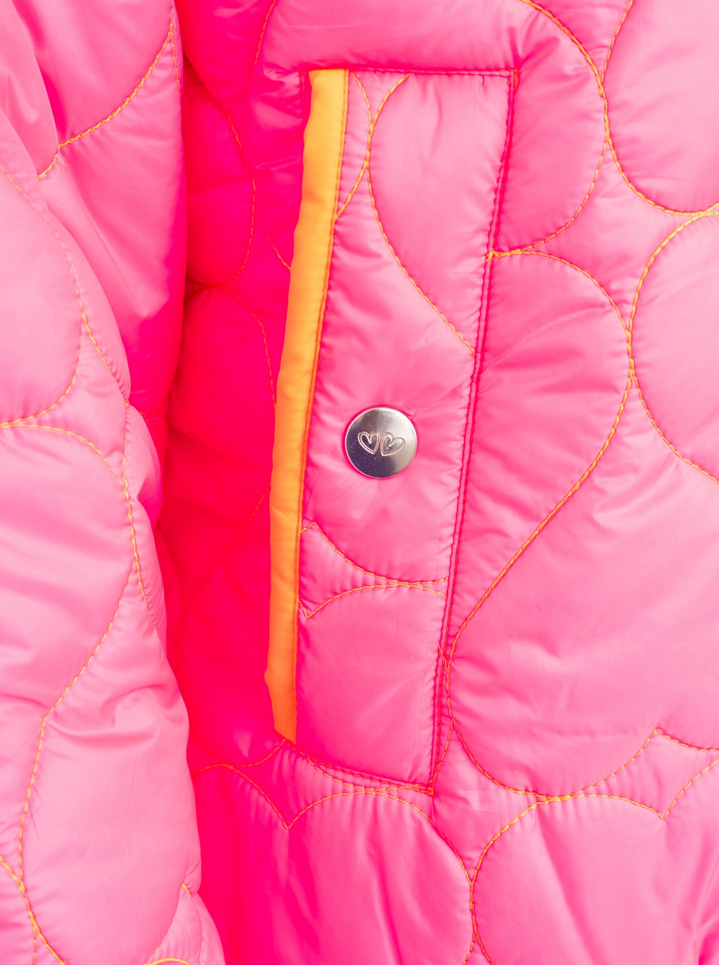 Zwillingsherz Bomberjacke »"Happy"« ohne Kapuze verdeckter Reißveschluss, Taschen