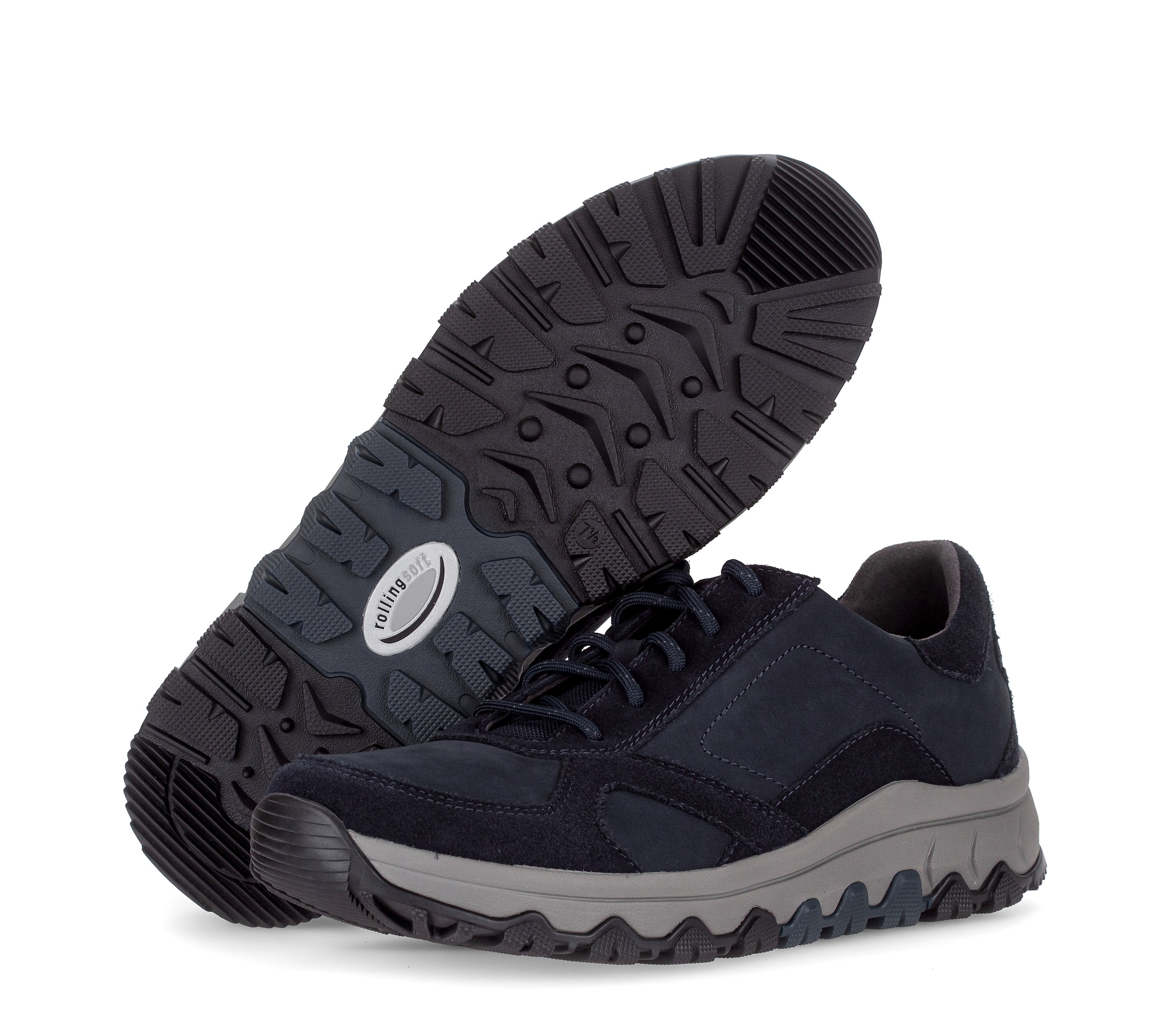 rollingsoft Sneaker  Halbschuh, Schnürer, Kontrastbesatz, in Weite G (= weit)