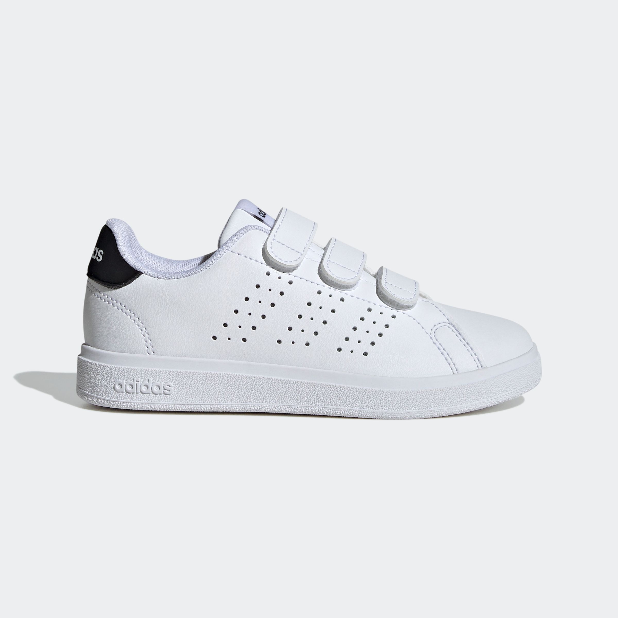 adidas Sportswear Klettschuh »ADVANTAGE BASE 2.0 KIDS«, Design auf den Spuren des adidas Stan Smith