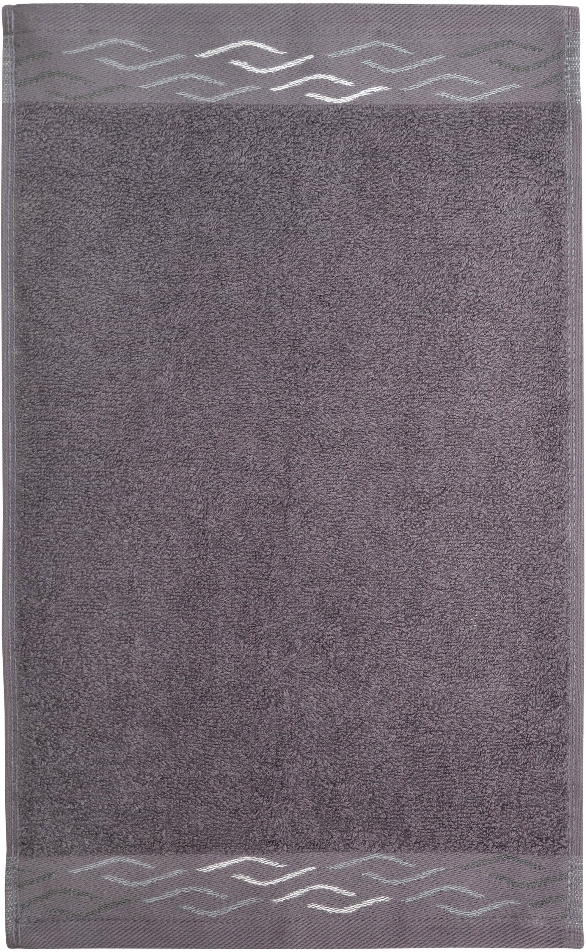 Dyckhoff Gaestehandtuecher »Wave« mit Jacquard-Bordüre
