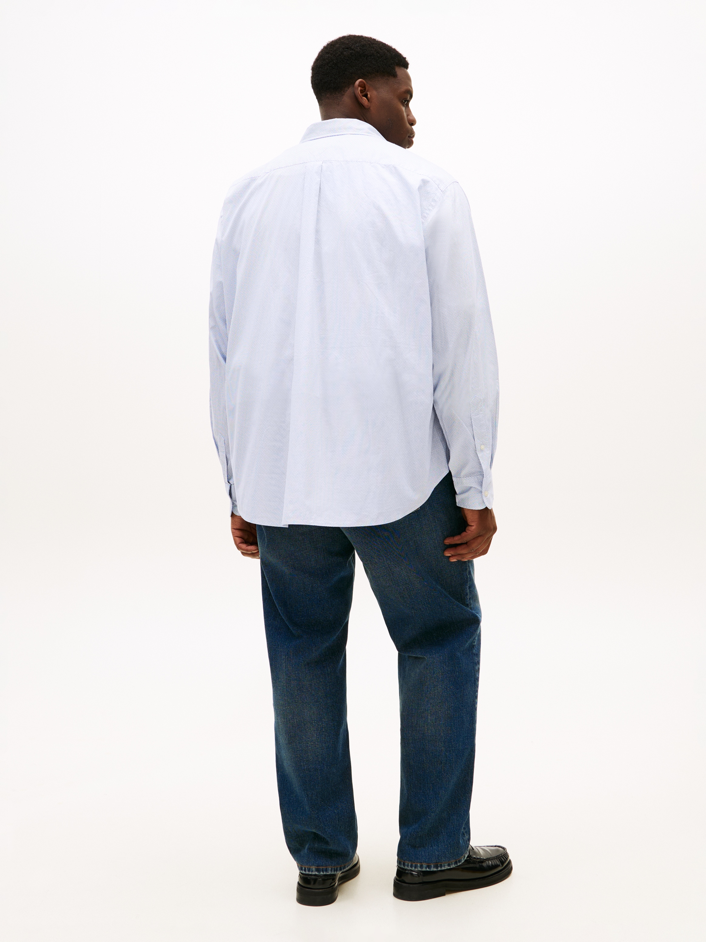 Tommy Hilfiger Big & Tall Langarmhemd »BT - FLEX POP FAKESOLID«