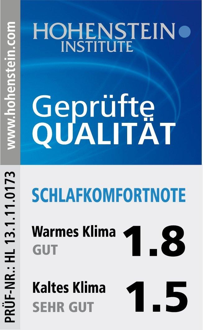 Sannwald Daunenbettdecke »Königstraum«, leicht, Füllung 90 % Daunen, 10 % Federn, Bezug 100 % Baumwolle, (1 St.), Wärmeisolation