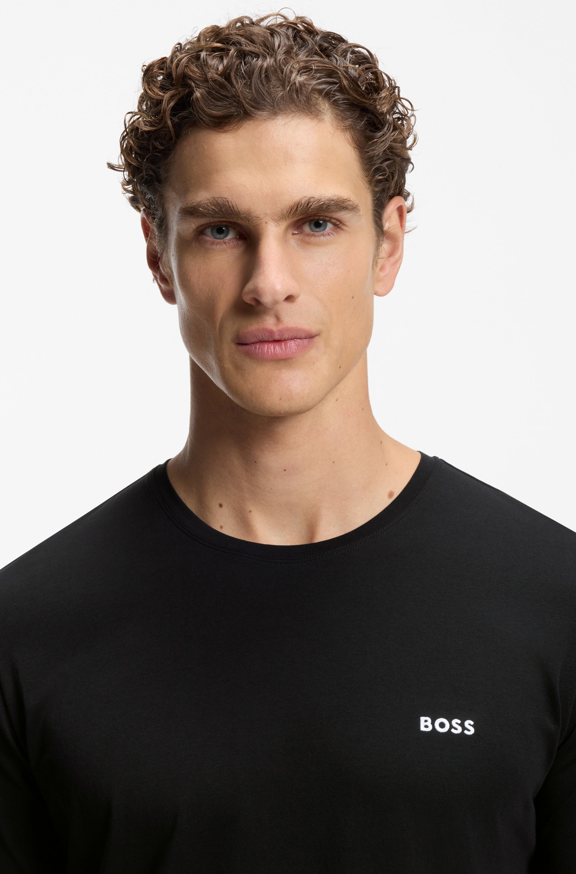 BOSS T-Shirt »Mix&Match T-Shirt R« mit Logostickerei