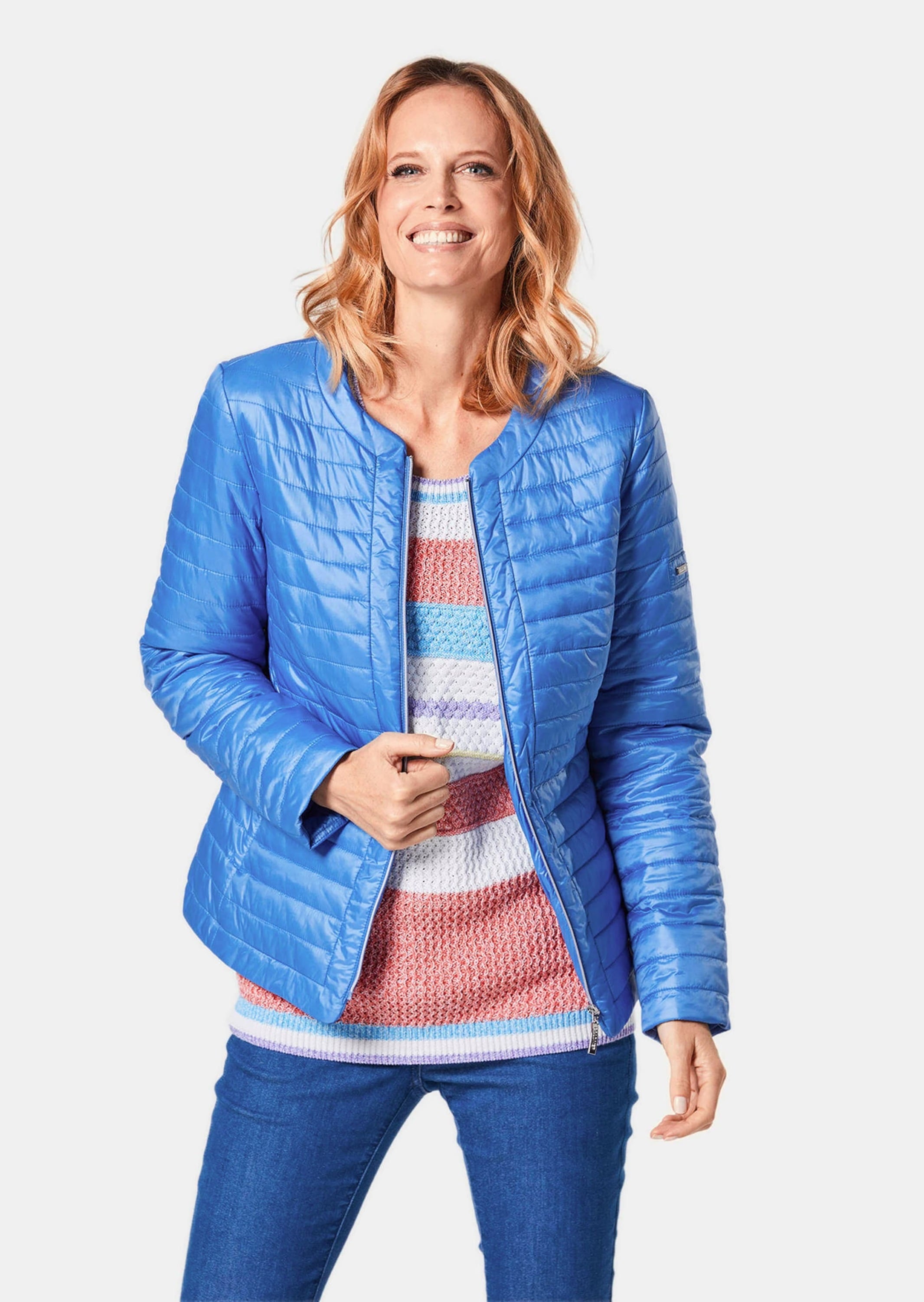 GOLDNER Steppjacke »Steppjacke in zart glänzender Qualität«