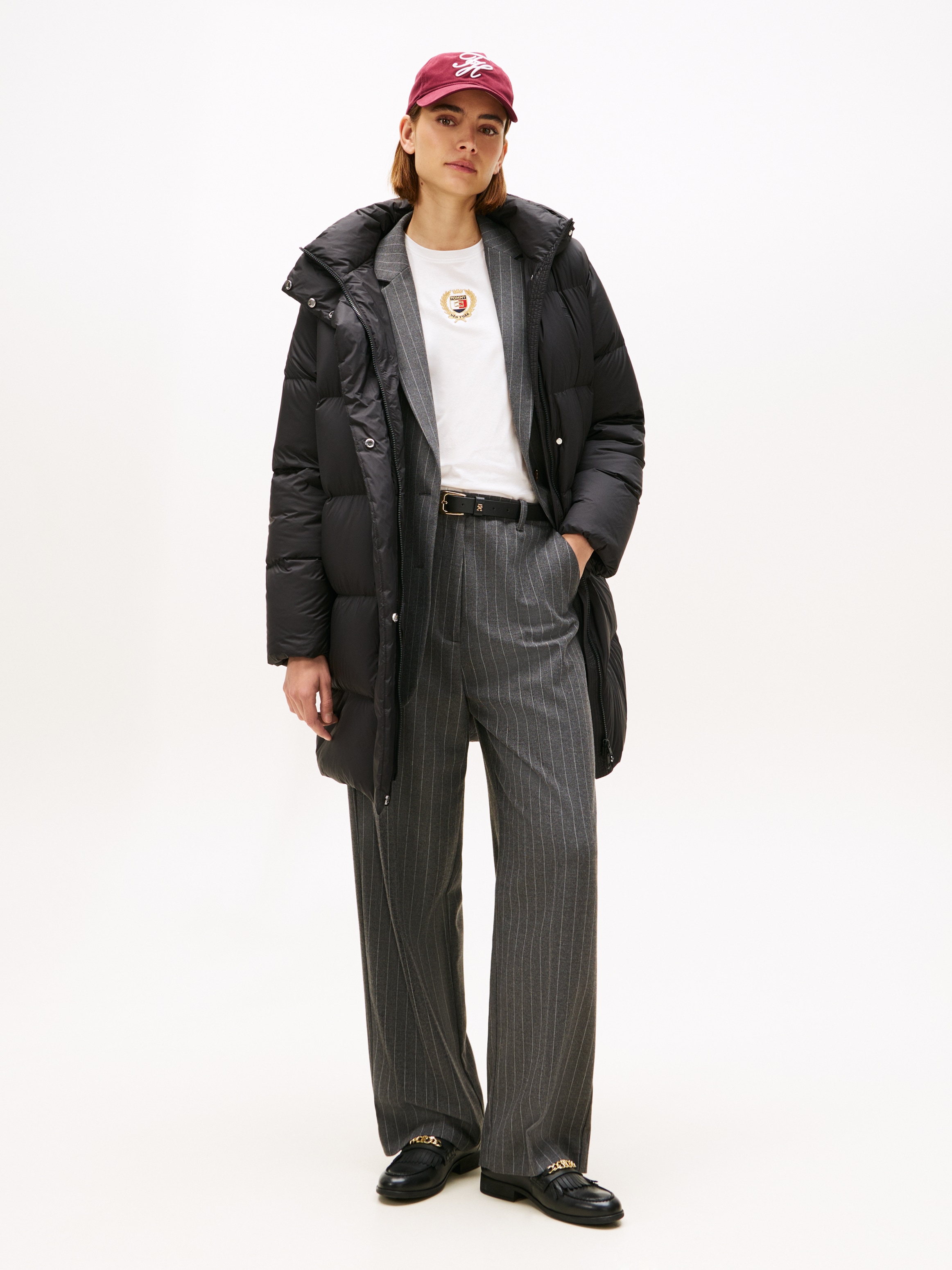 Tommy Hilfiger Daunenmantel »MODERN DOWN REG COAT«, mit wärmenden Daunen gefüttert