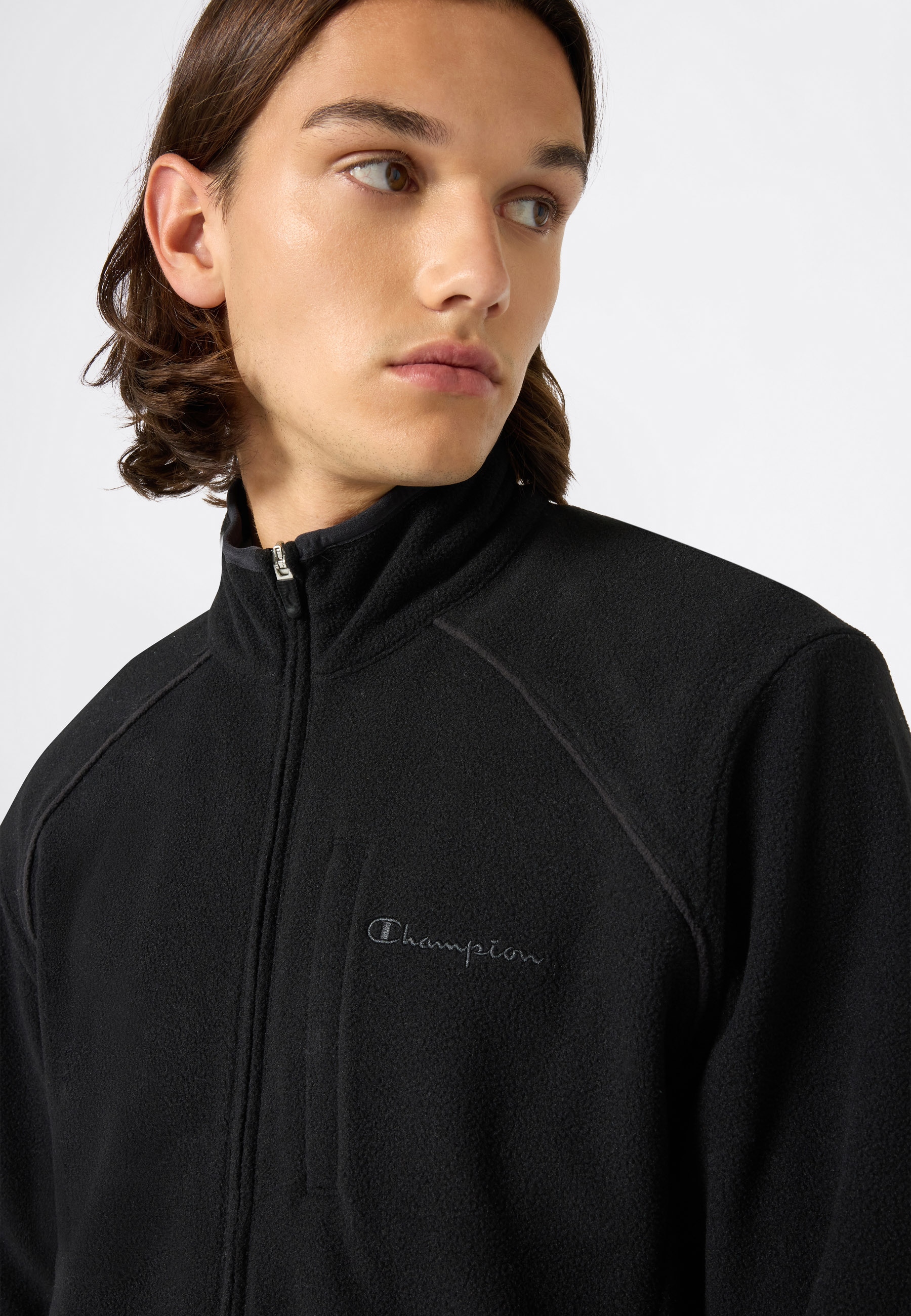 Champion Fleecejacke »SPORTWEAR ZIP-UP Standard Fit Micro Polar« mit durchgehendem Reißverschluss, sportlicher Stil, Standard Fit