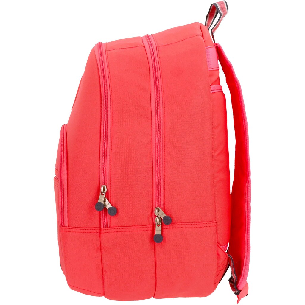 Enso Freizeitrucksack »Basic, coral«, mit Kopfhörerausgang