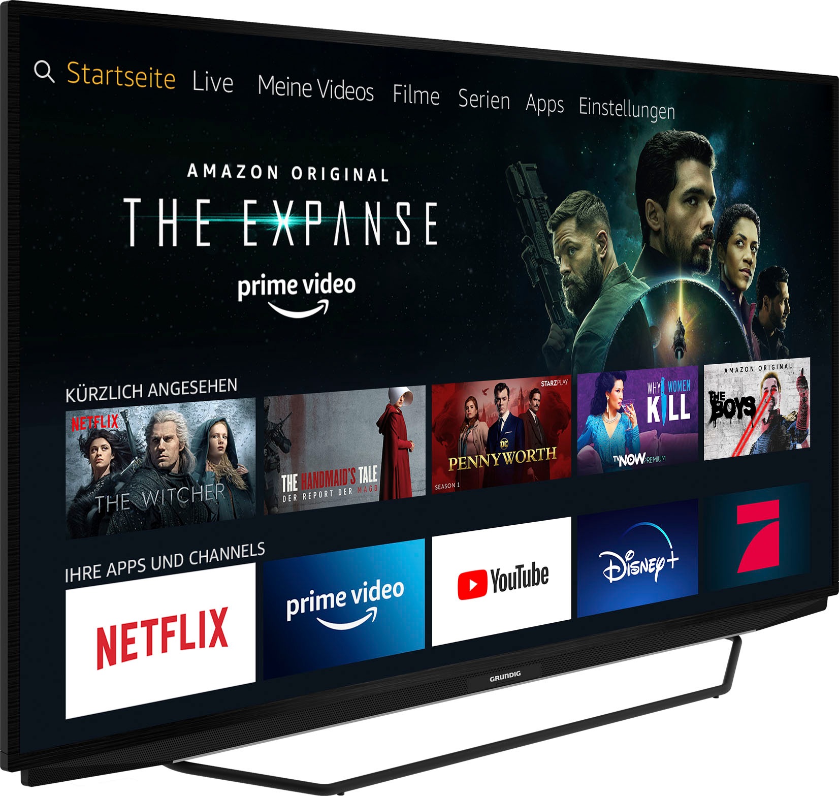 Grundig LED-Fernseher »55 GUB 7140 - Fire TV Edition USS000«, 139 cm/55 Zoll, 4K Ultra HD, Smart-TV