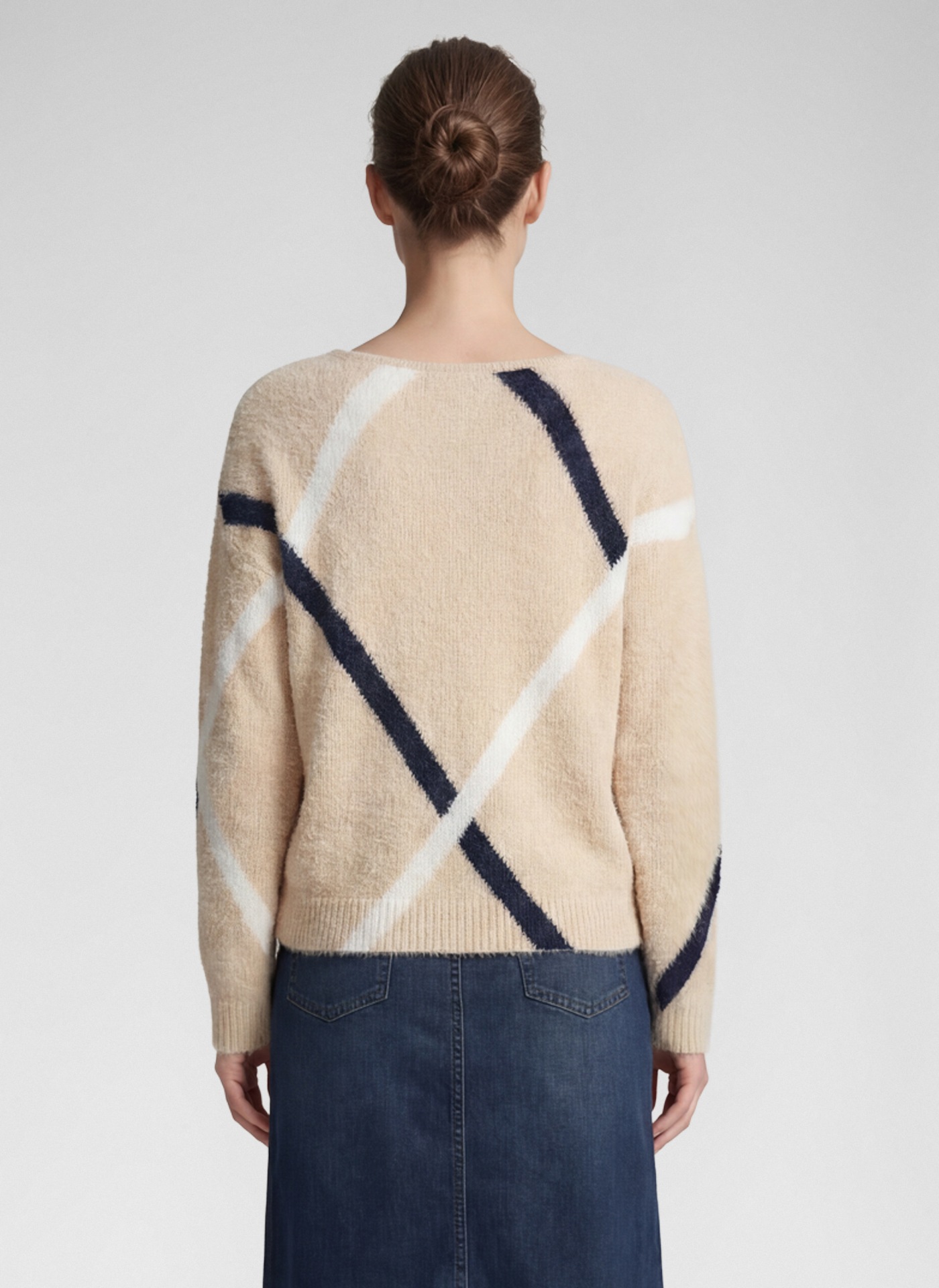 Rabe Strickpullover mit grafischem Muster