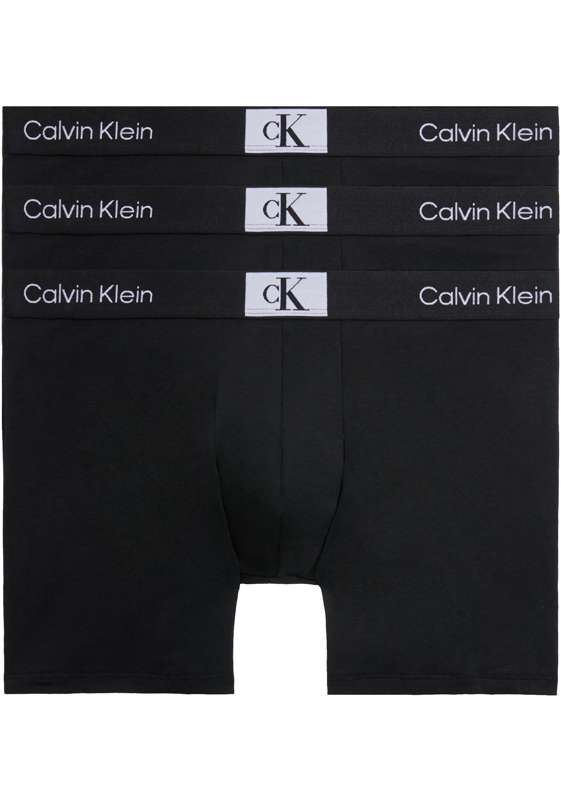 Calvin Klein Underwear Boxer »BOXER BRIEF 3PK«, (Packung, 3 St., 3er-Pack), mit Markenlabel auf dem Bund