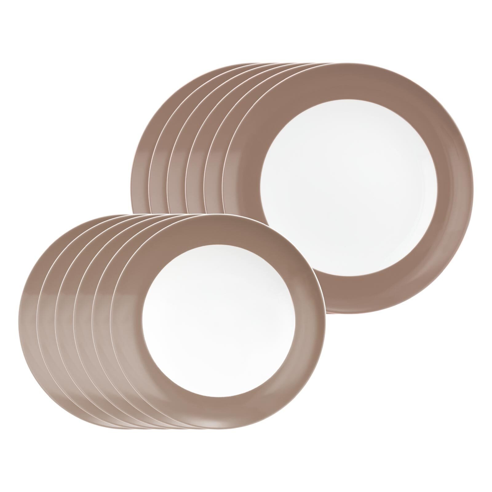 Seltmann Weiden Geschirr-Set »Tafelservice Liberty Pure Colors 12er Set« Spülmaschinenfest, Mikrowellensicher, Ofenfest