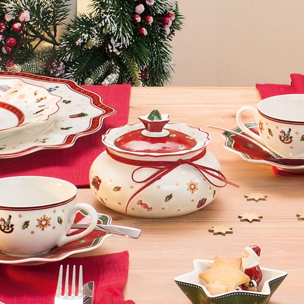 Villeroy & Boch Weihnachtsfigur »Dose Toy's Delight ø 21,4 cm bunt«