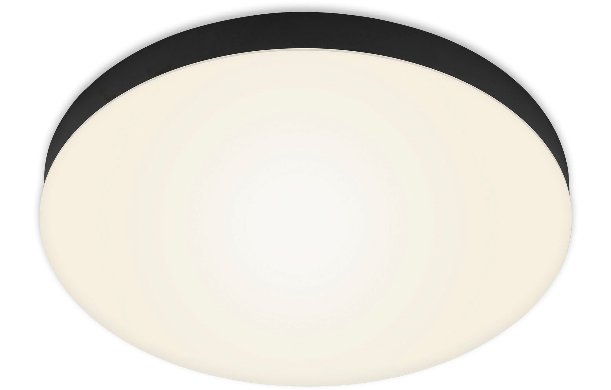 Briloner Leuchten Deckenleuchte »LED Aufbauleuchte Flame«, Leuchtmittel LED-Modul | LED fest integriert, Deckenlampe, 38,7x3,6cm, 24,5W, Wohnzimmer, Schlafzimmer, Küche
