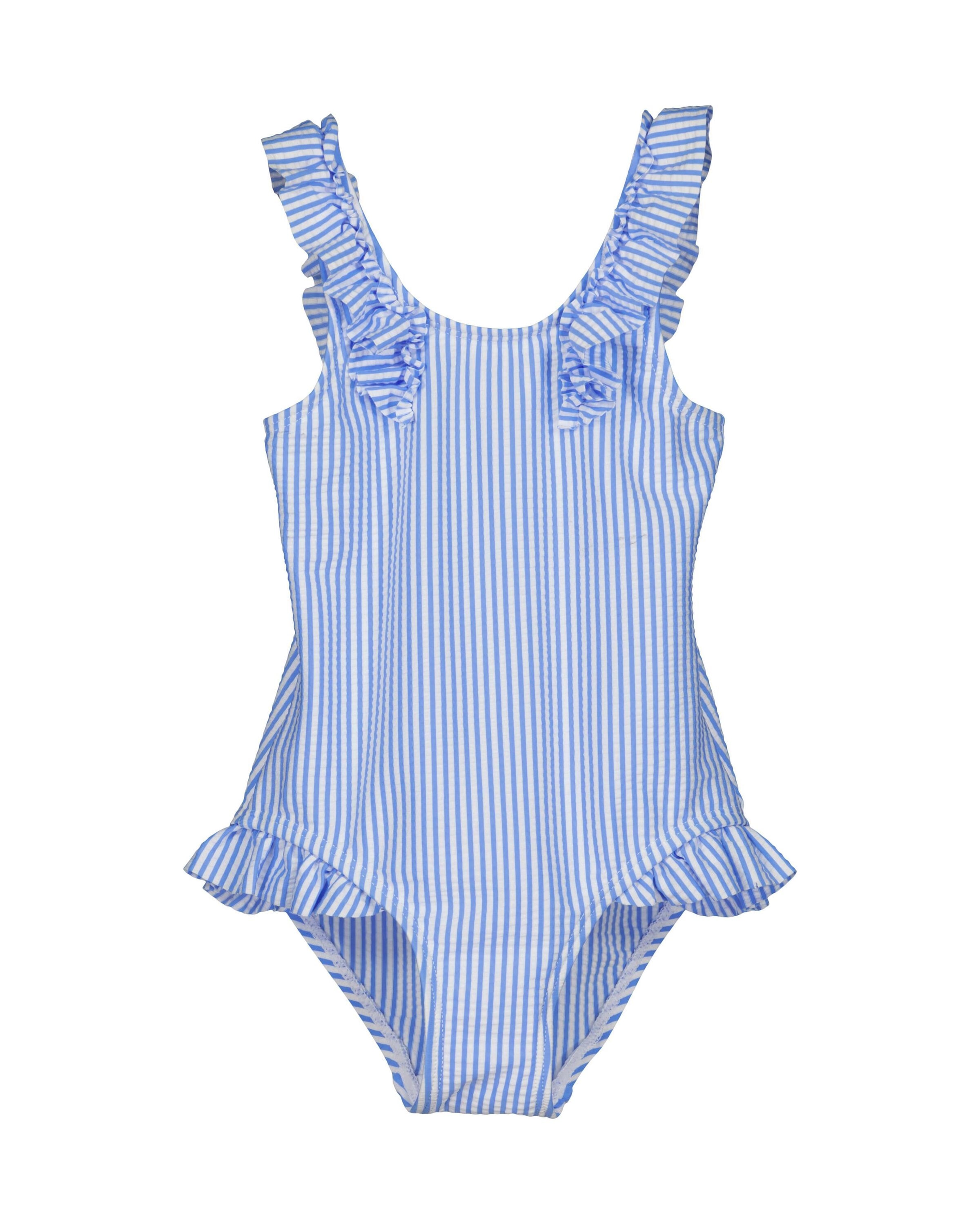 Blue Seven Badeanzug »Blue Seven Mädchen Badeanzug Einteiler Bademode Schwimmanzug«, (1 St.), Rüschen
