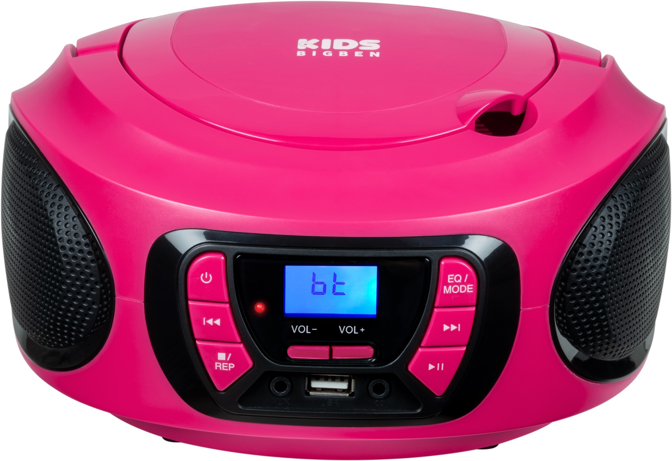 BigBen CD-Radiorecorder »Kids Tragbares CD/Radio AU387292 USB/BT pink«, (Bluetooth FM-Tuner)
