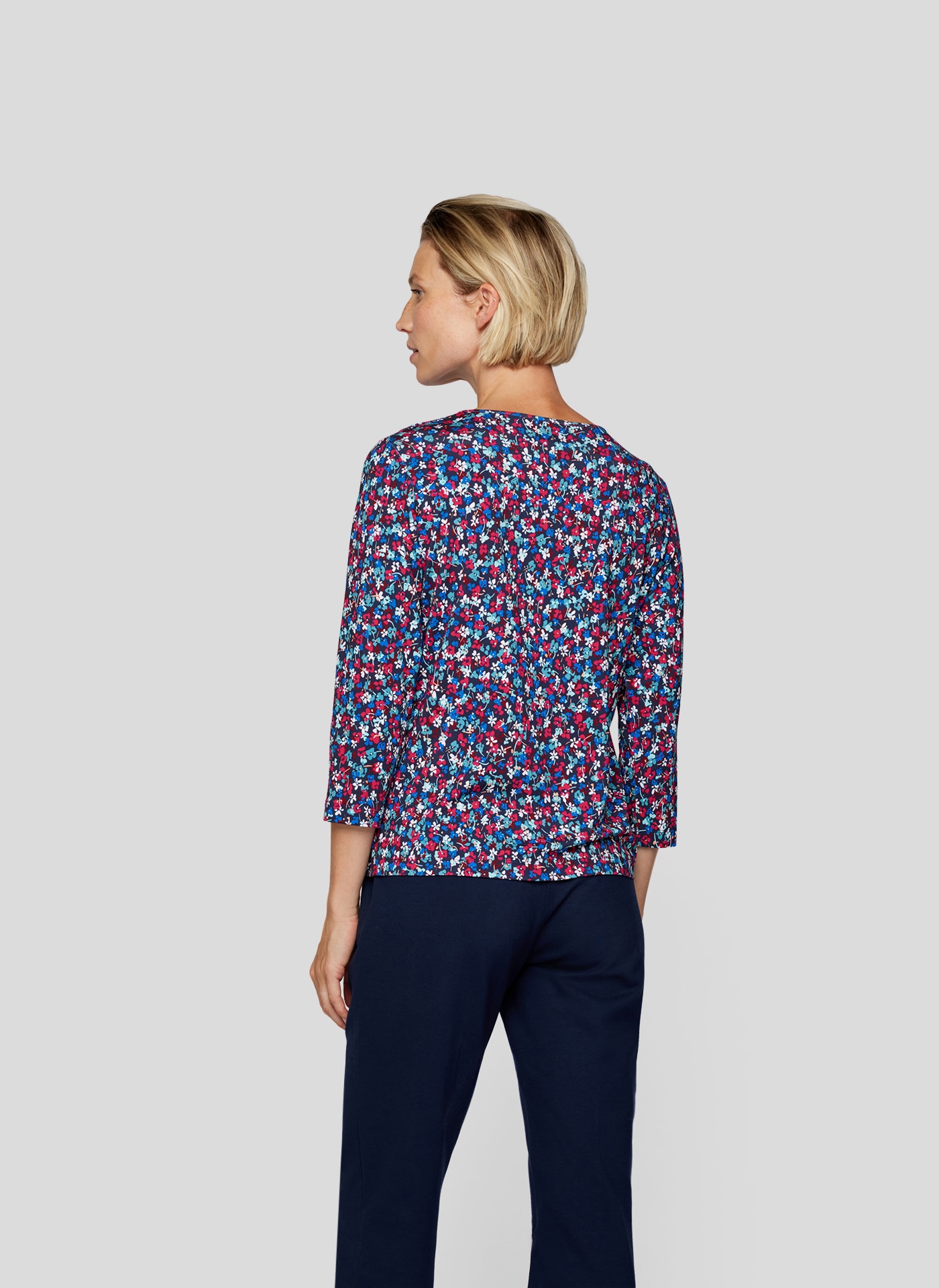 Rabe 3/4-Arm-Shirt, mit Blumenmuster