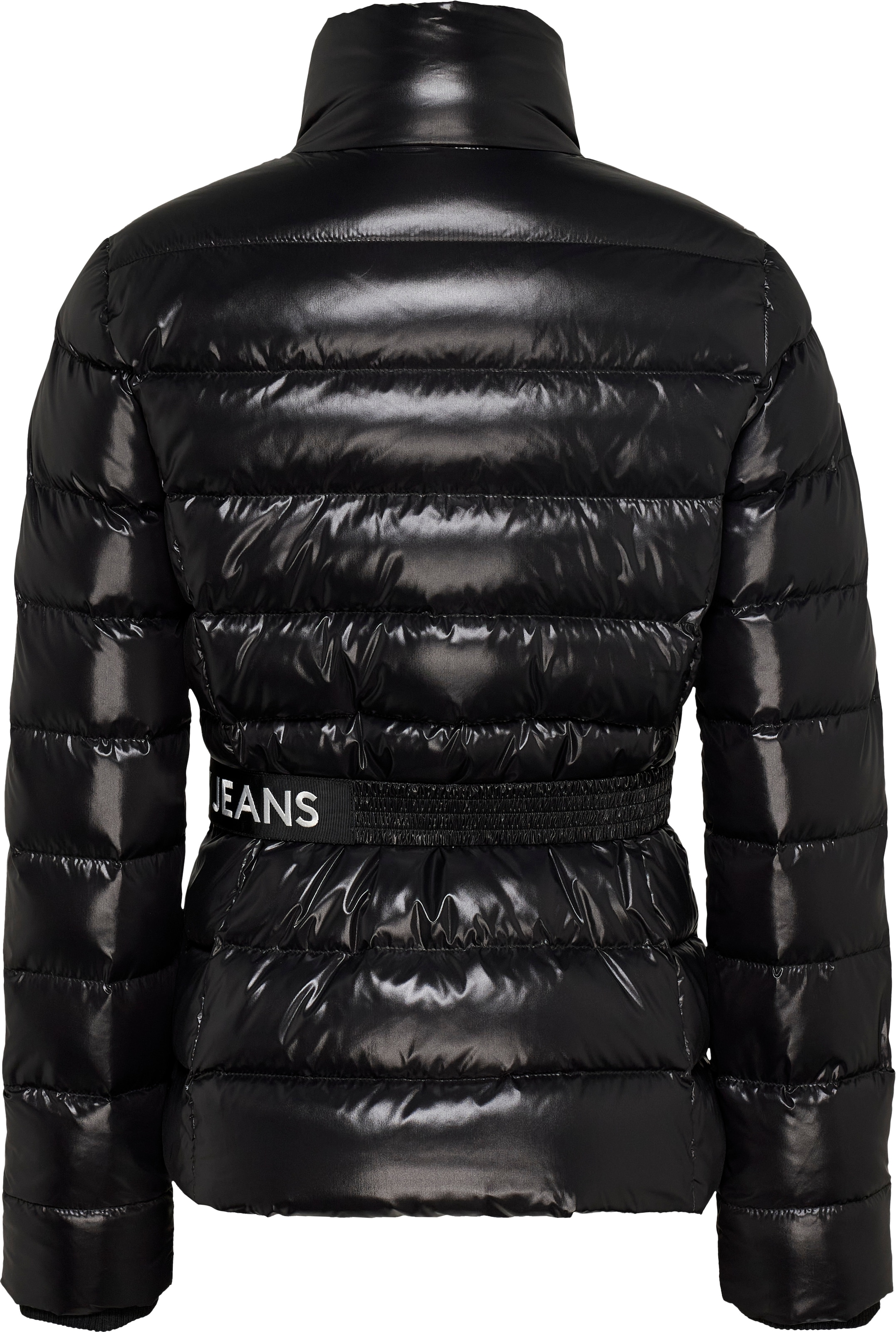 Tommy Jeans Steppjacke »TJW BRANDED BELT DOWN JACKET«, in glänzender Optik